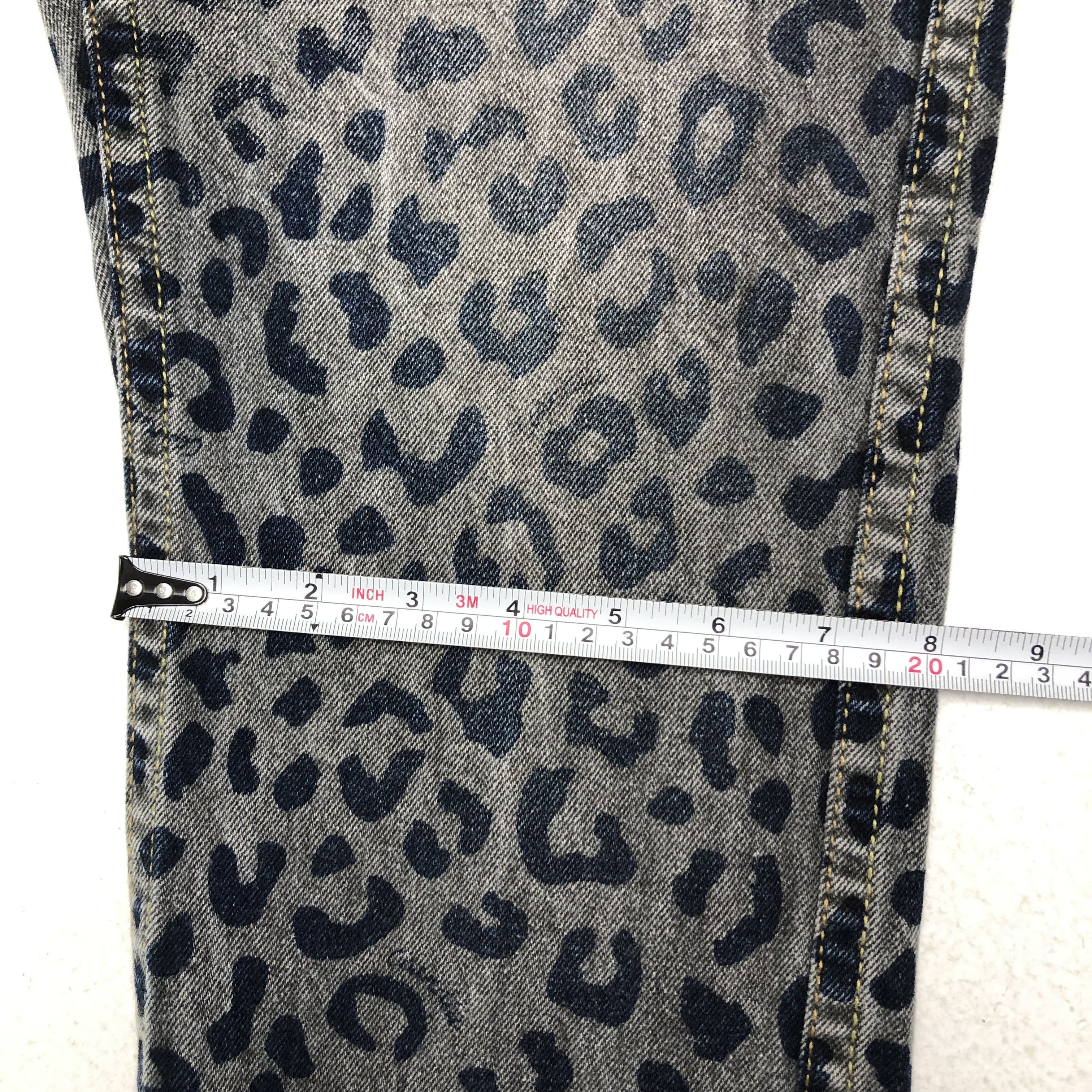 Japanese Brand Vintage Co & Lu Leoped Like Hysteric Style Denim Jeans Size US 31 - 16 Thumbnail