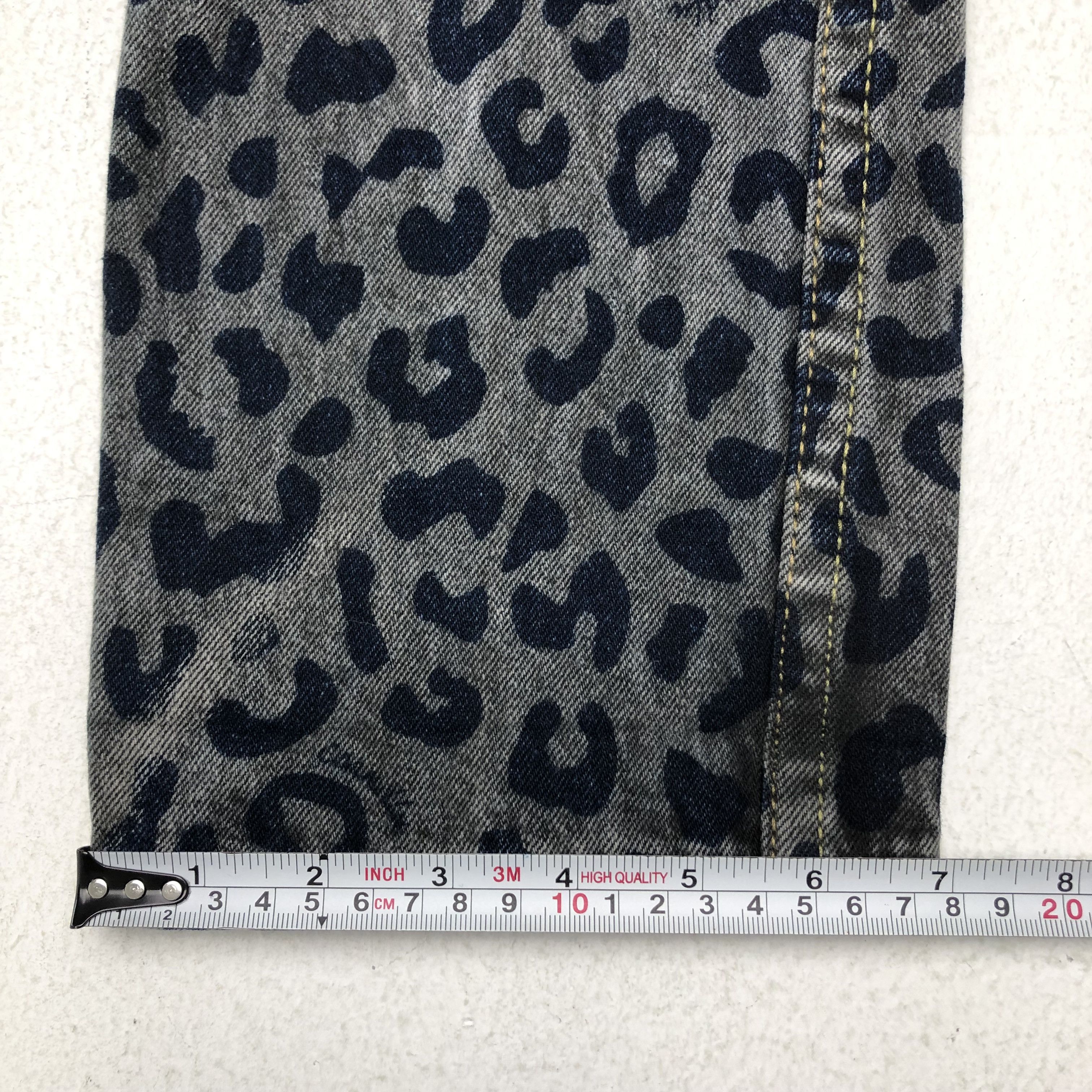 Japanese Brand Vintage Co & Lu Leoped Like Hysteric Style Denim Jeans Size US 31 - 17 Thumbnail