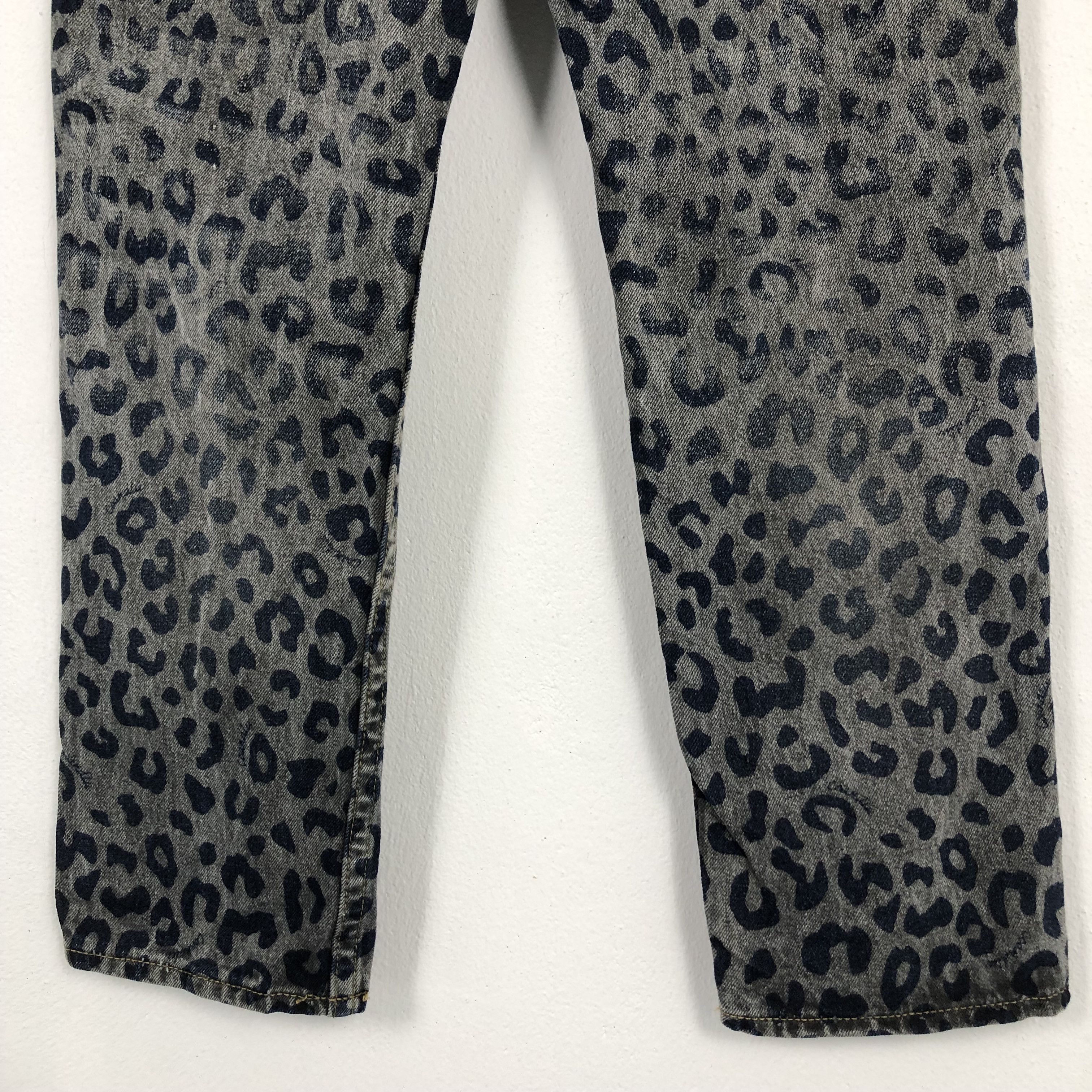Japanese Brand Vintage Co & Lu Leoped Like Hysteric Style Denim Jeans Size US 31 - 6 Thumbnail