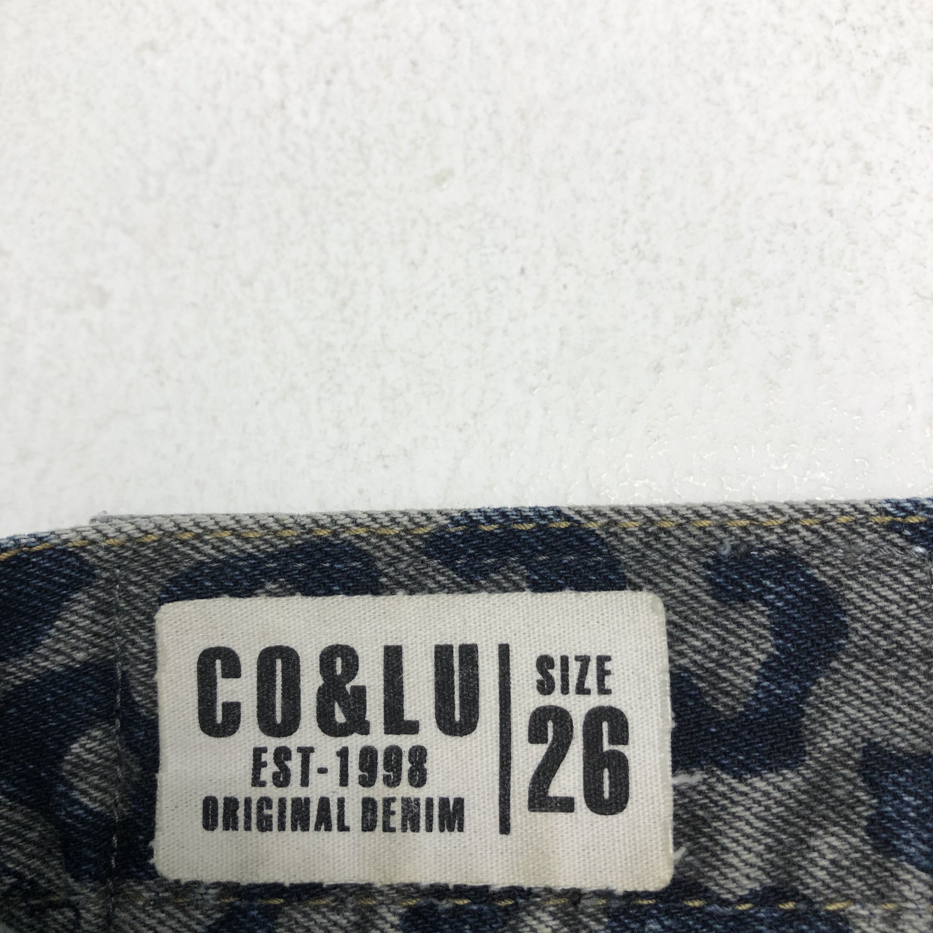 Japanese Brand Vintage Co & Lu Leoped Like Hysteric Style Denim Jeans Size US 31 - 8 Thumbnail