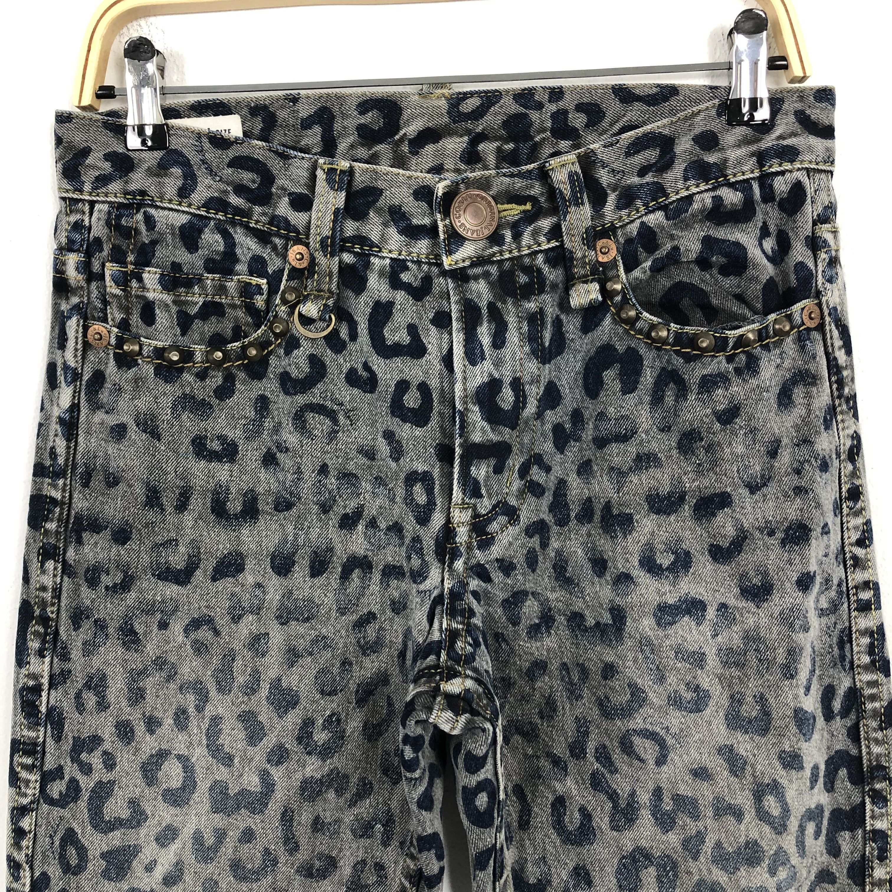 Japanese Brand Vintage Co & Lu Leoped Like Hysteric Style Denim Jeans Size US 31 - 2 Thumbnail