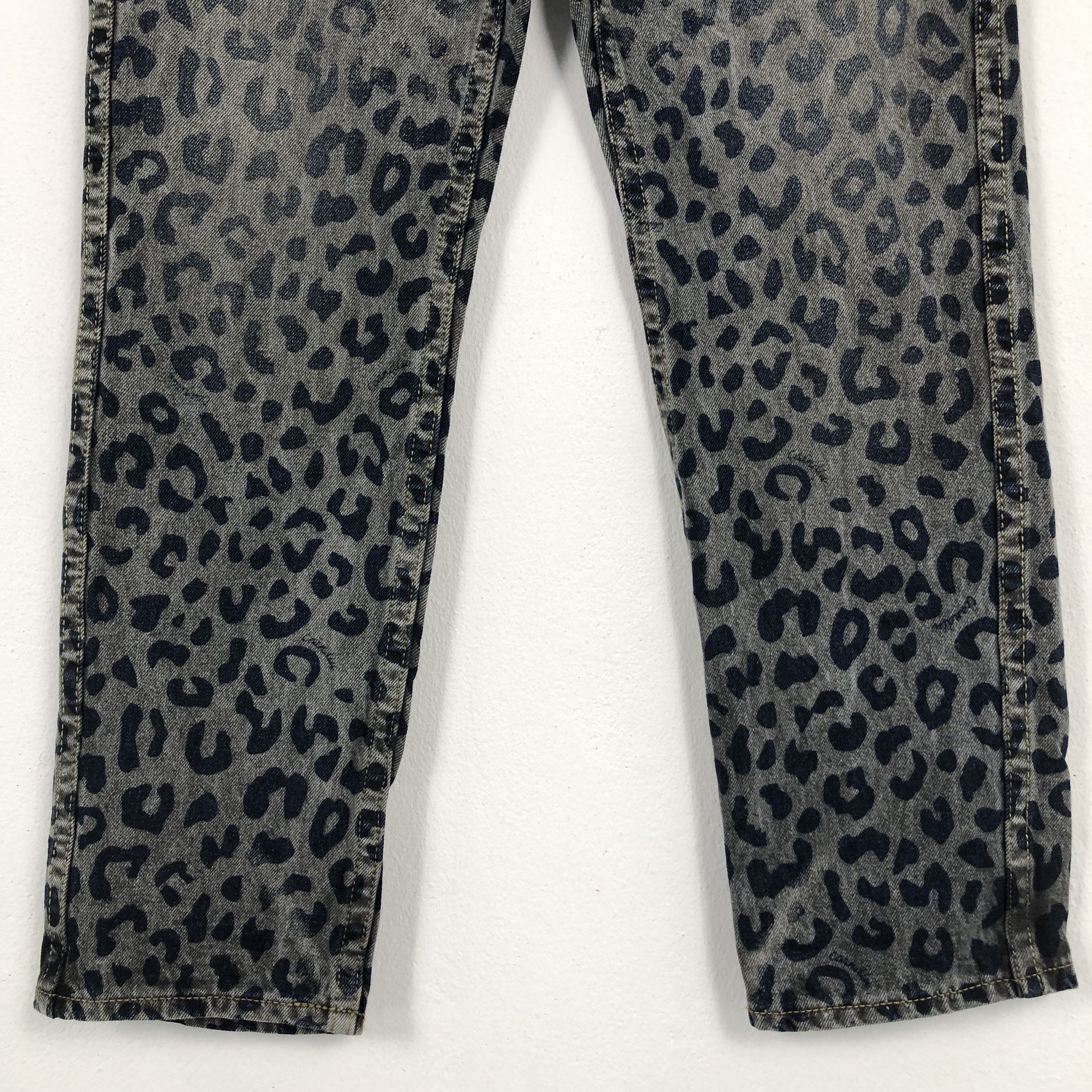 Japanese Brand Vintage Co & Lu Leoped Like Hysteric Style Denim Jeans Size US 31 - 3 Thumbnail