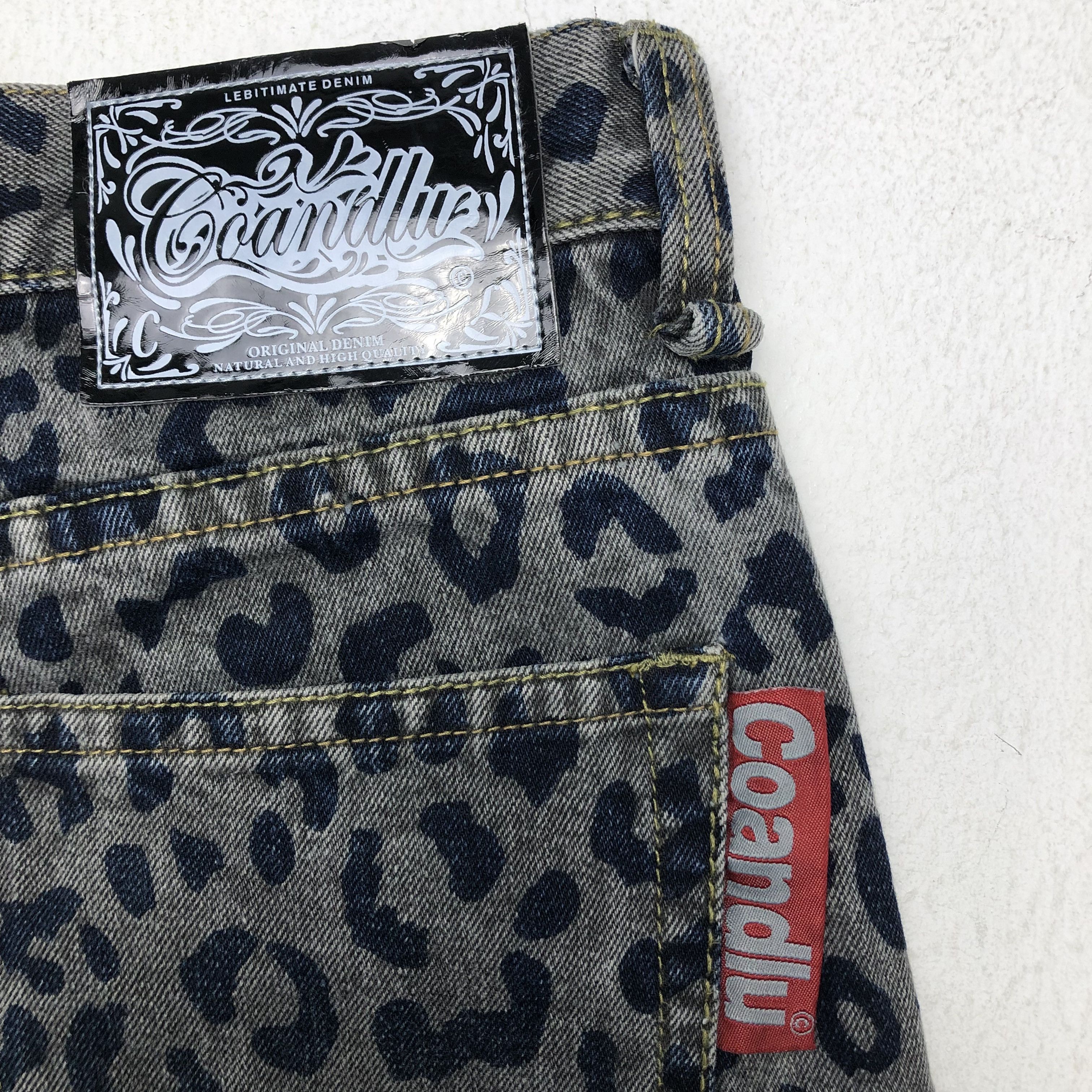 Japanese Brand Vintage Co & Lu Leoped Like Hysteric Style Denim Jeans Size US 31 - 11 Thumbnail