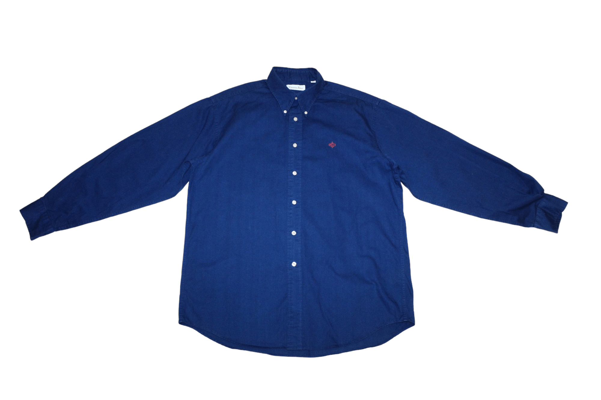 Christian Dior Monsieur Vtg Christian Dior Signatured Rugged Cotton Casual Shirt Size US XL / EU 56 / 4 - 8 Thumbnail