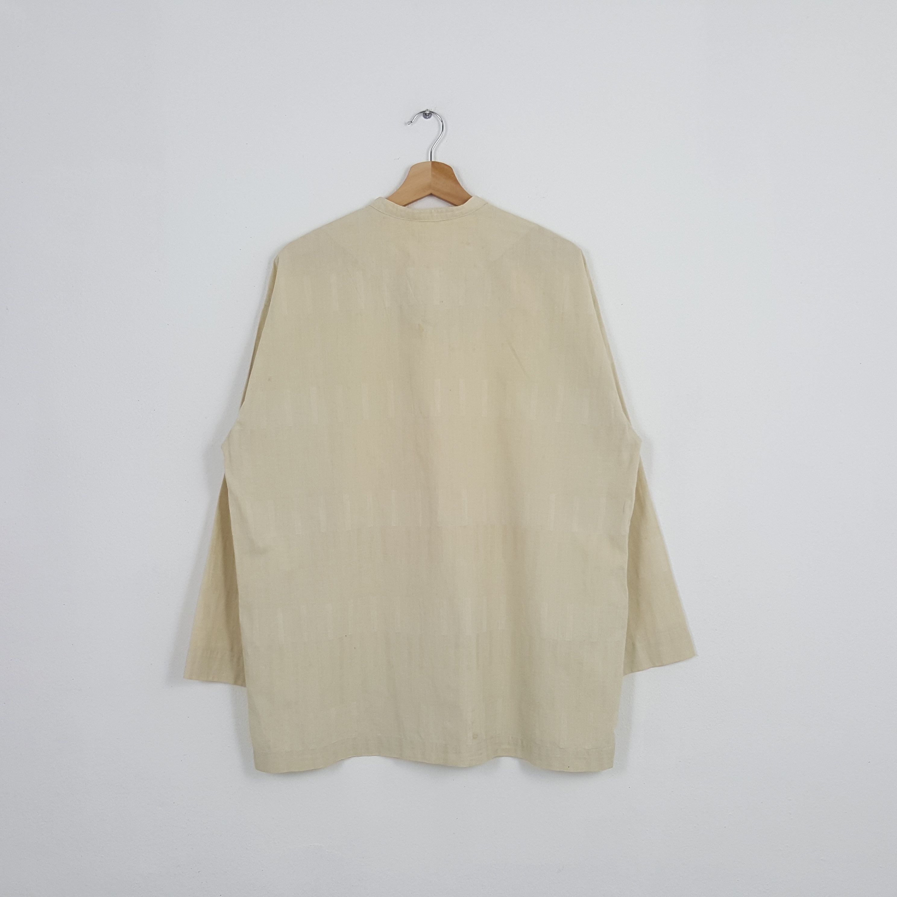 Issey Miyake × Vintage Vintage Issey Miyake Long Sleeve Tshirt Size US XL / EU 56 / 4 - 2 Thumbnail