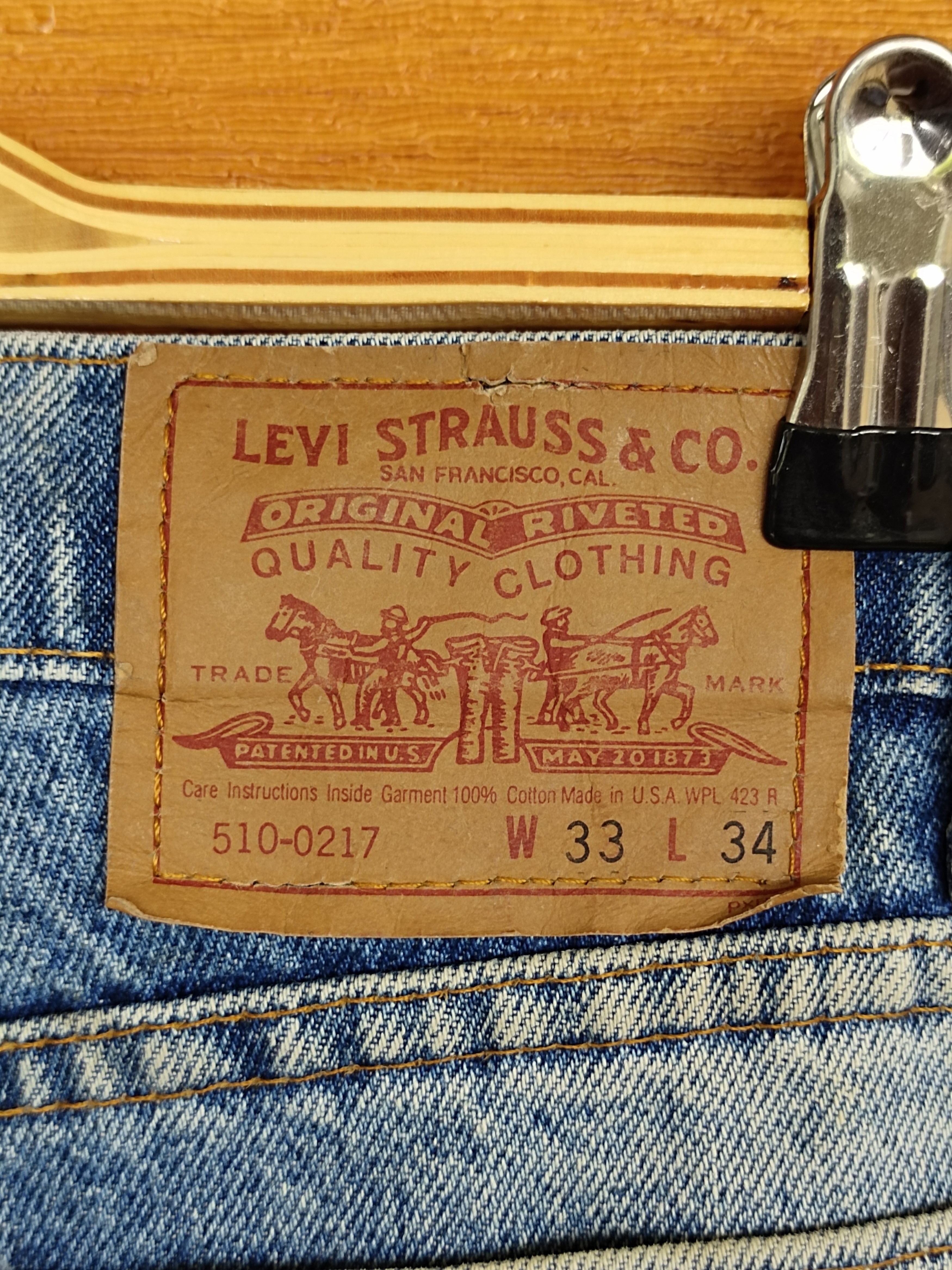 Levi's Vintage 1994 LEVIS Made In Usa Denim Jeans Size US 32 / EU 48 - 13 Thumbnail