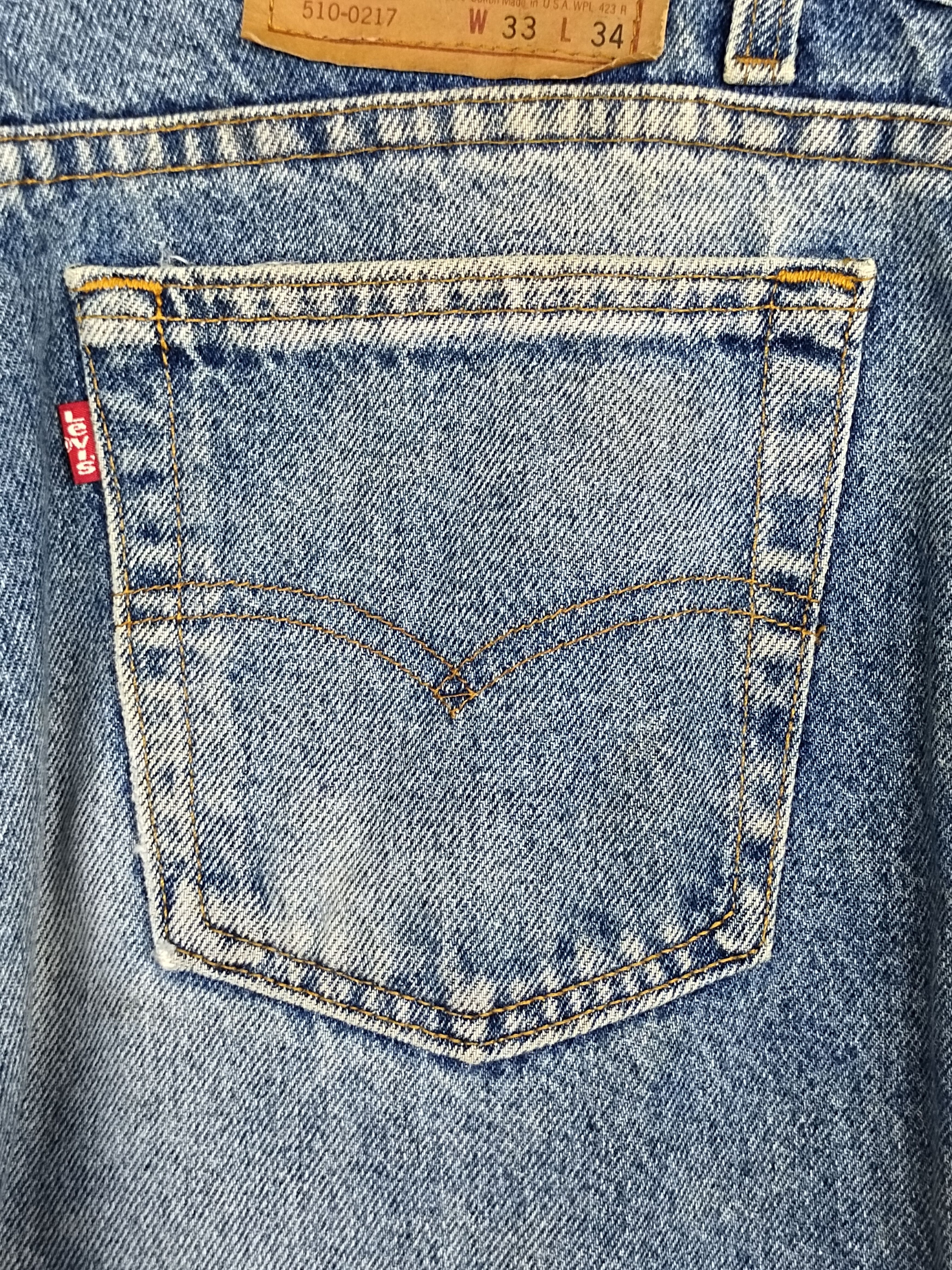 Levi's Vintage 1994 LEVIS Made In Usa Denim Jeans Size US 32 / EU 48 - 14 Thumbnail