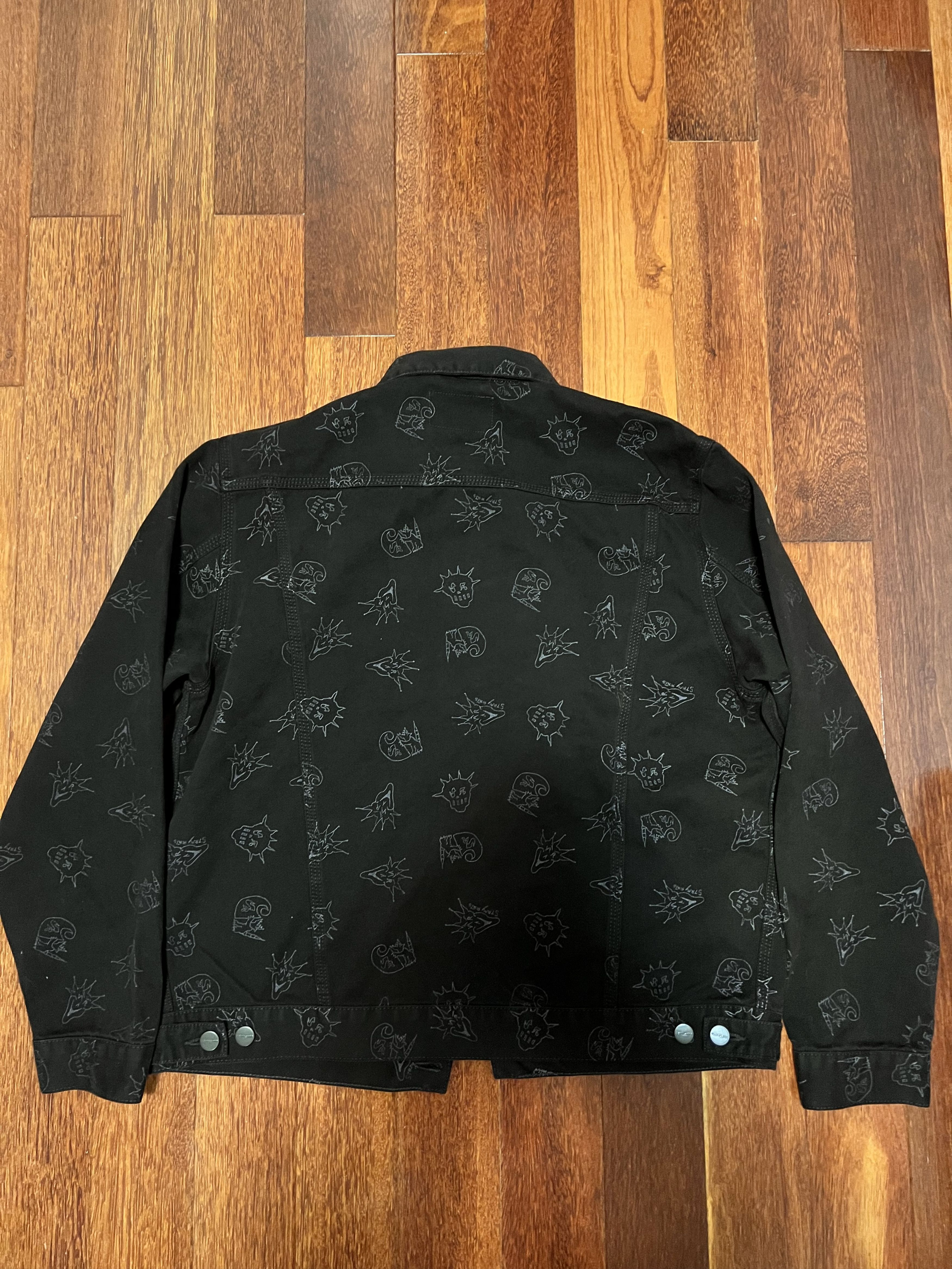 Carhartt Wip × Stray Rats 💚 Stray Rats x Carhartt WIP Denim Jacket Tobacco Brown NEW Size US M / EU 48-50 / 2 - 6 Thumbnail