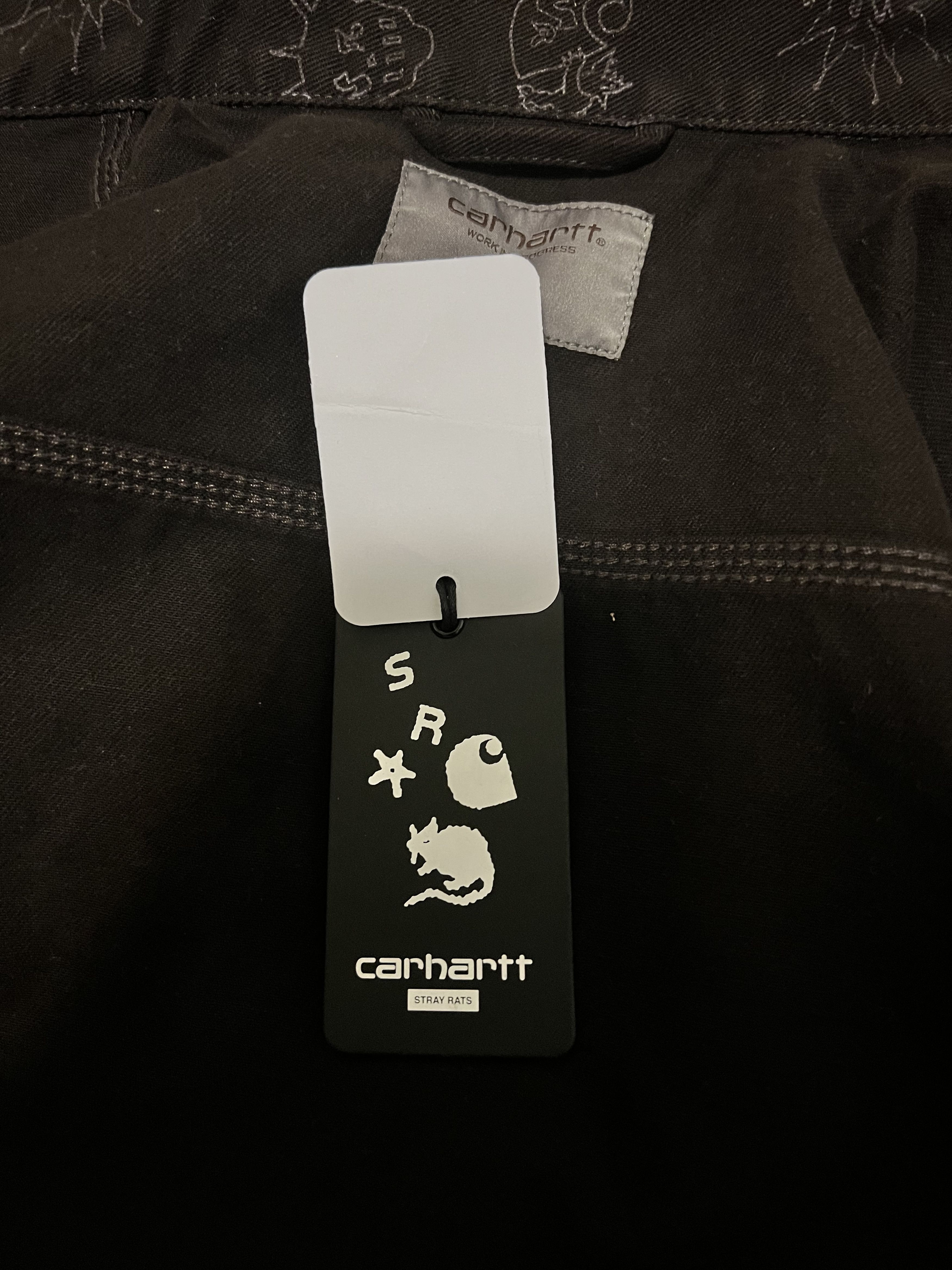 Carhartt Wip × Stray Rats 💚 Stray Rats x Carhartt WIP Denim Jacket Tobacco Brown NEW Size US M / EU 48-50 / 2 - 9 Thumbnail