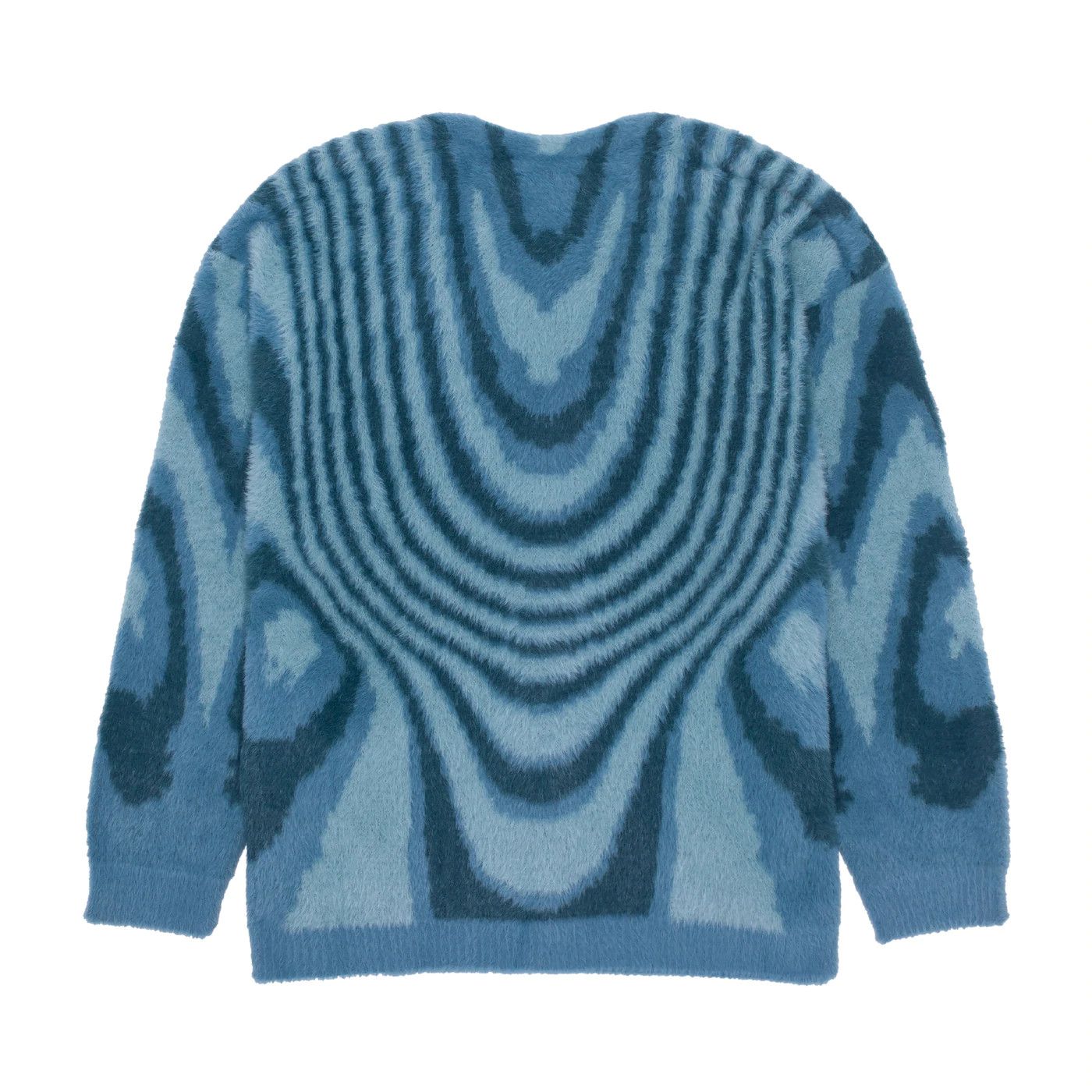 Fucking Awesome 💚 SS21 Fucking Awesome Acid Hairy Cardigan Teal Blue NEW |  Grailed