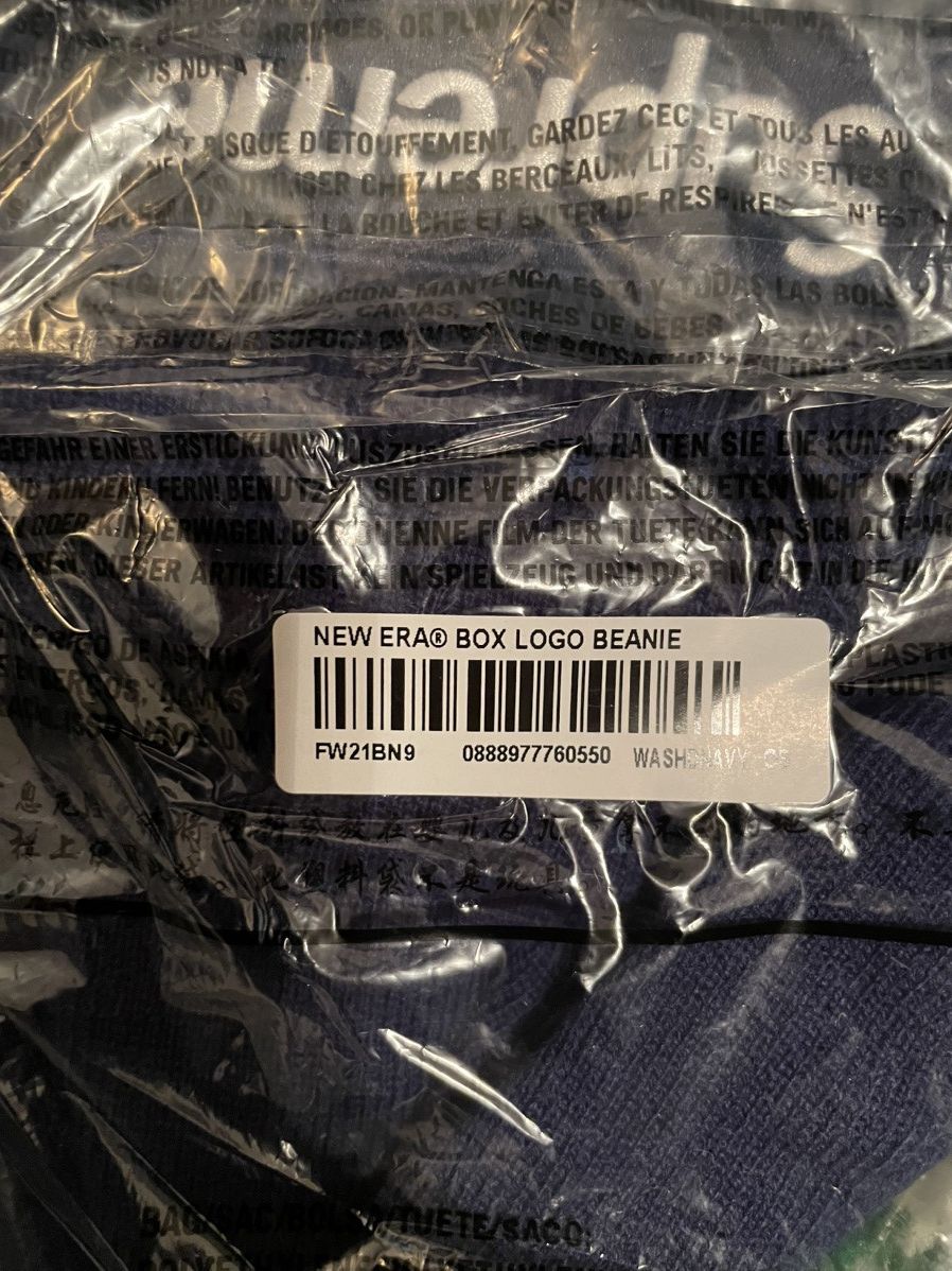 Supreme Supreme New Era Box Logo Beanie Size ONE SIZE - 2 Thumbnail