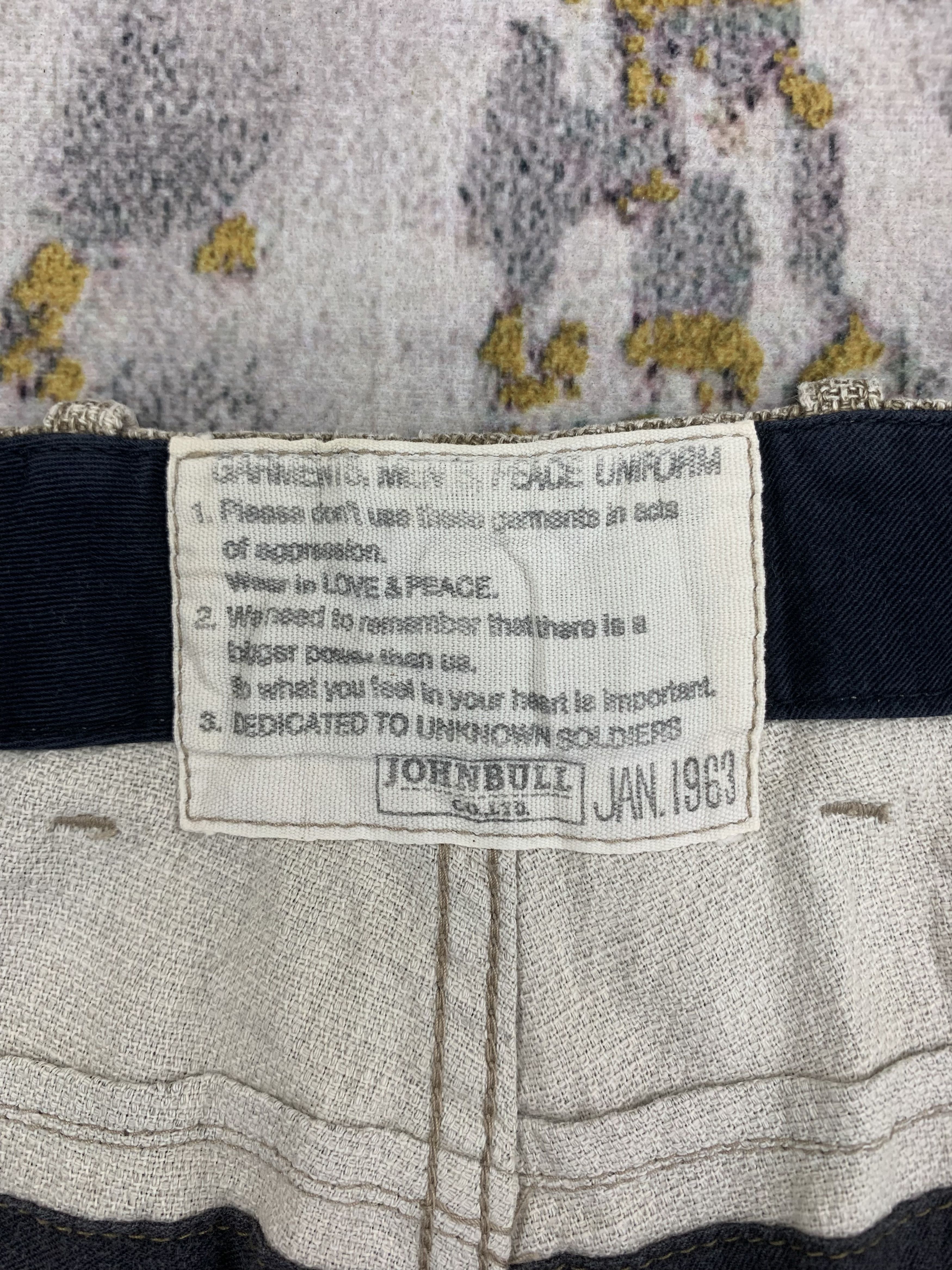 Japanese Brand Vintage JohnBull Pants 34x30.5 Distressed Size US 34 / EU 50 - 4 Thumbnail