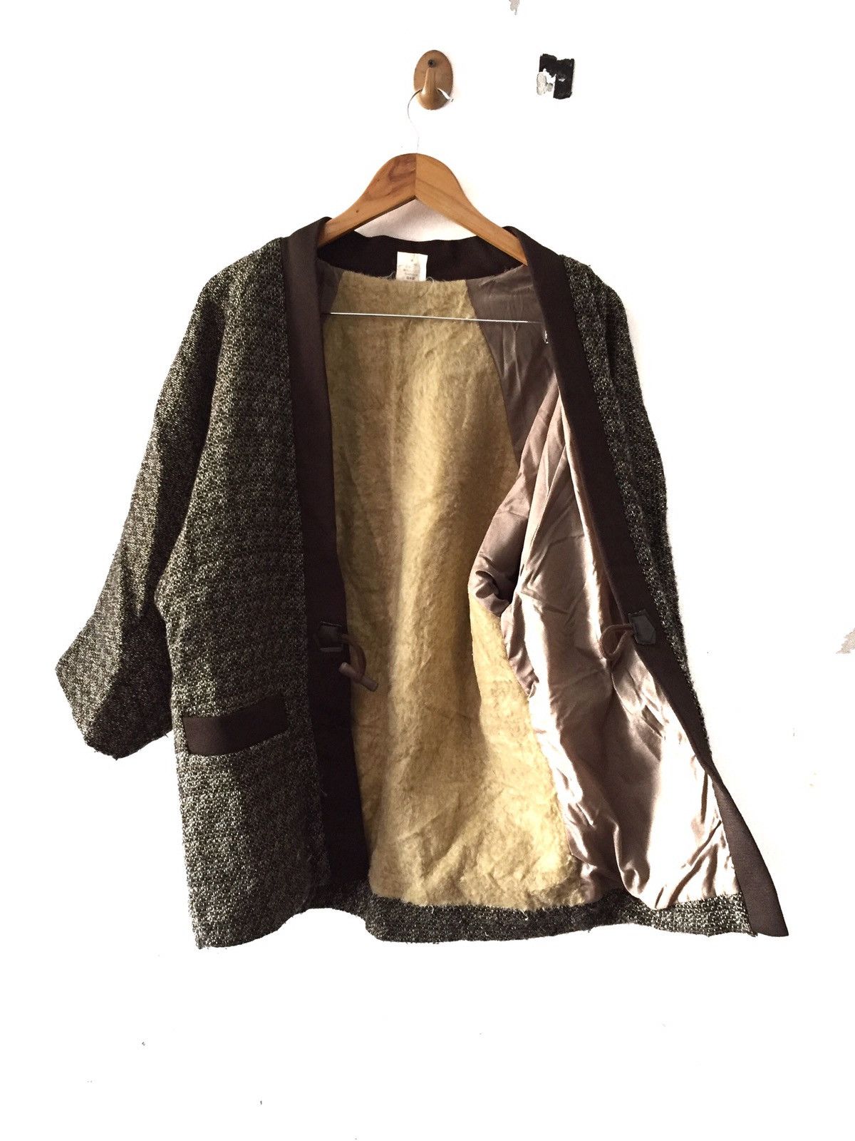 Japanese Brand × Vintage Made in japan hanten wool kimono jacket Size US M / EU 48-50 / 2 - 4 Thumbnail