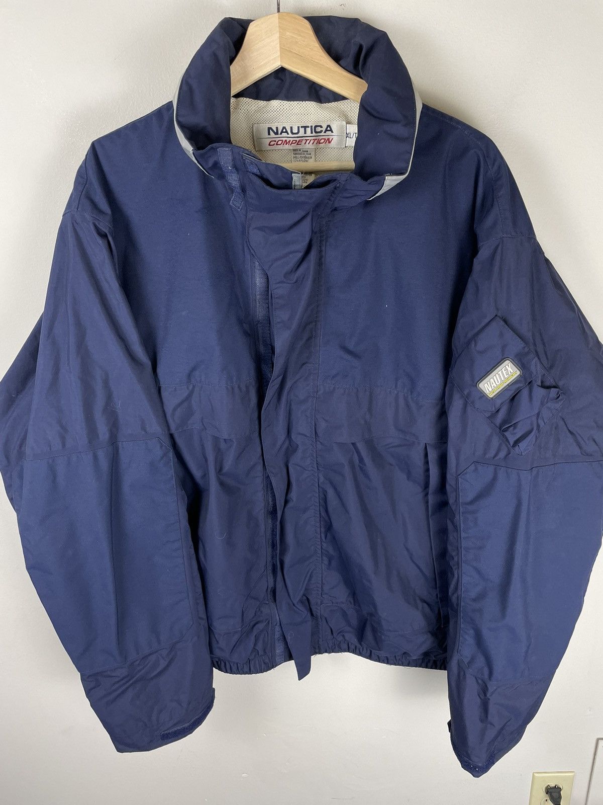 Nautica × Vintage Vintage Nautica Navy Competition Jacket Size US XL / EU 56 / 4 - 1 Thumbnail