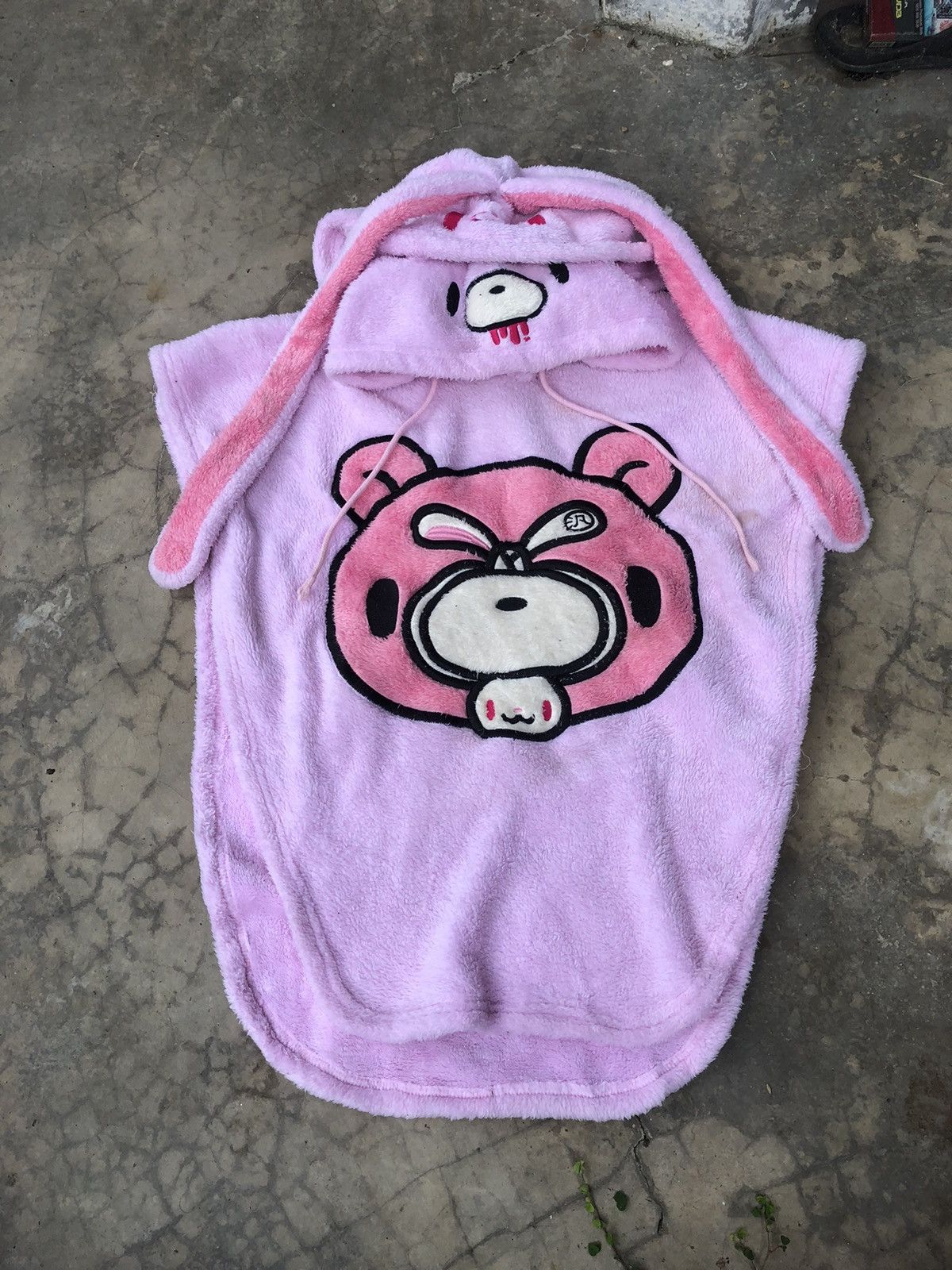 Anime × Cartoon Network × Japanese Brand 🐻Kawaii🐻Gloomy Bear Hanyo Usagi Unisex Fleece Cloaks Size US M / EU 48-50 / 2 - 1 Thumbnail