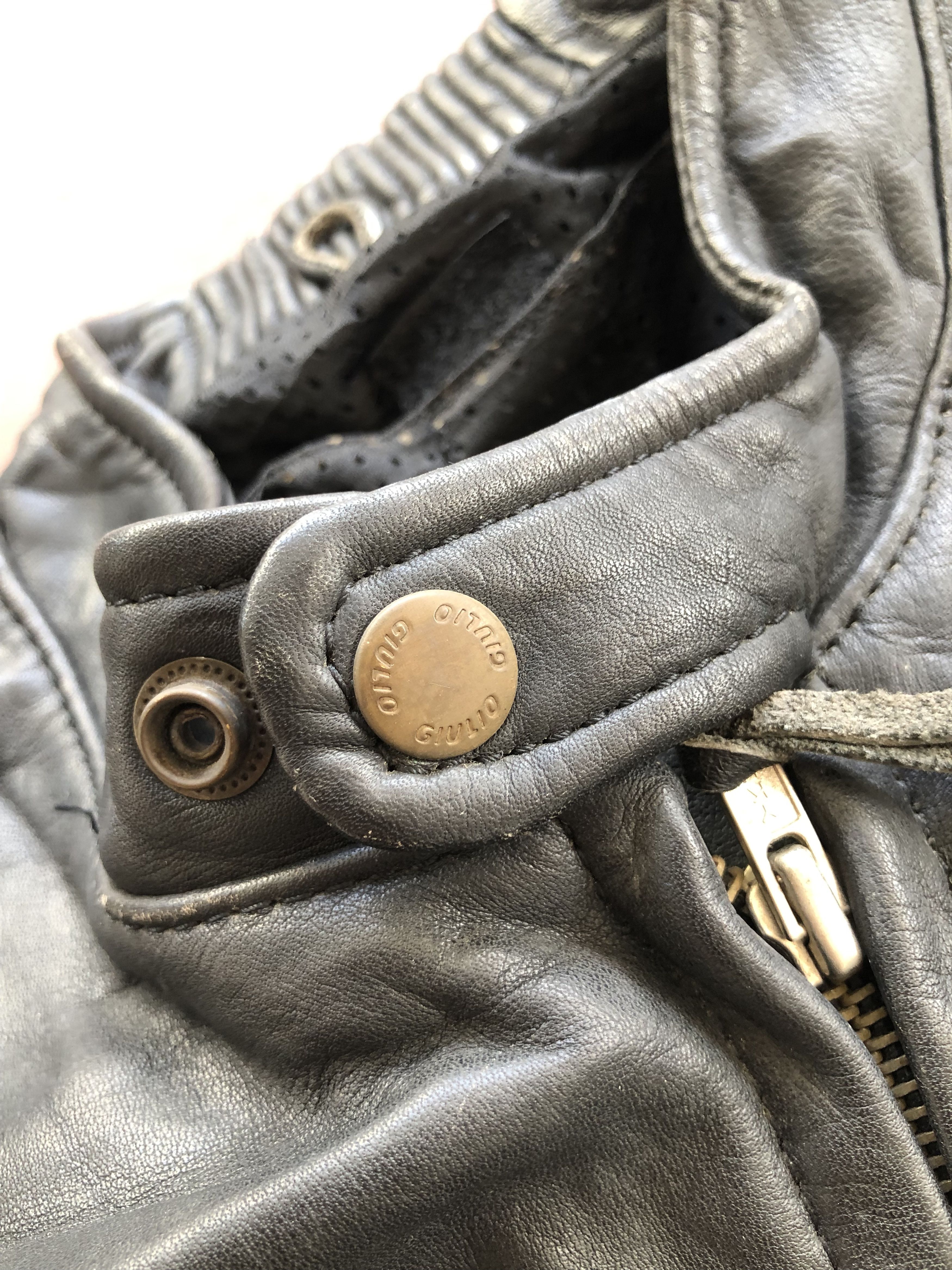 Vintage RARE🔥VINTAGE GIULIO LEATHER RACING SUIT Size US 31 - 3 Thumbnail