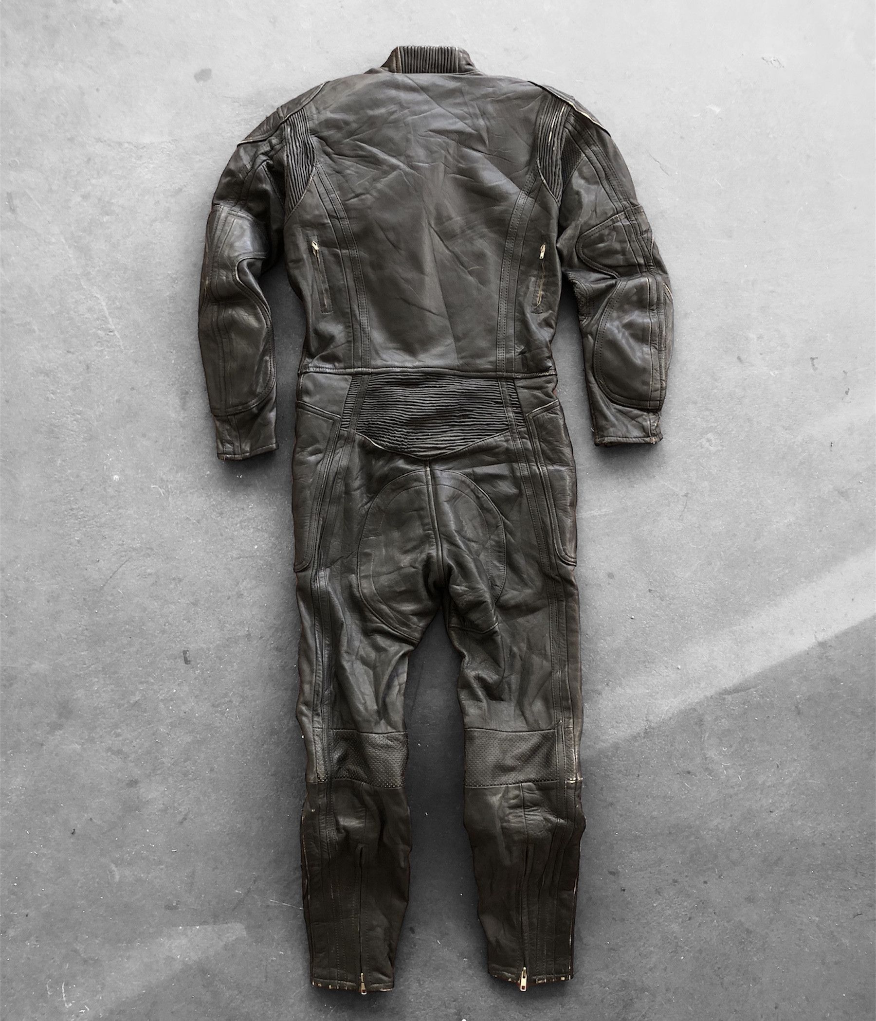 Vintage RARE🔥VINTAGE GIULIO LEATHER RACING SUIT Size US 31 - 2 Thumbnail