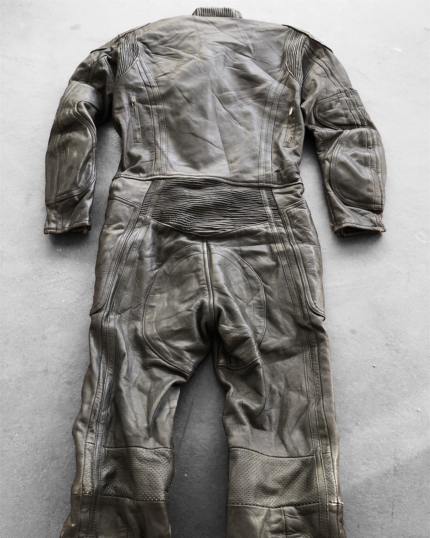 Vintage RARE🔥VINTAGE GIULIO LEATHER RACING SUIT Size US 31 - 8 Thumbnail