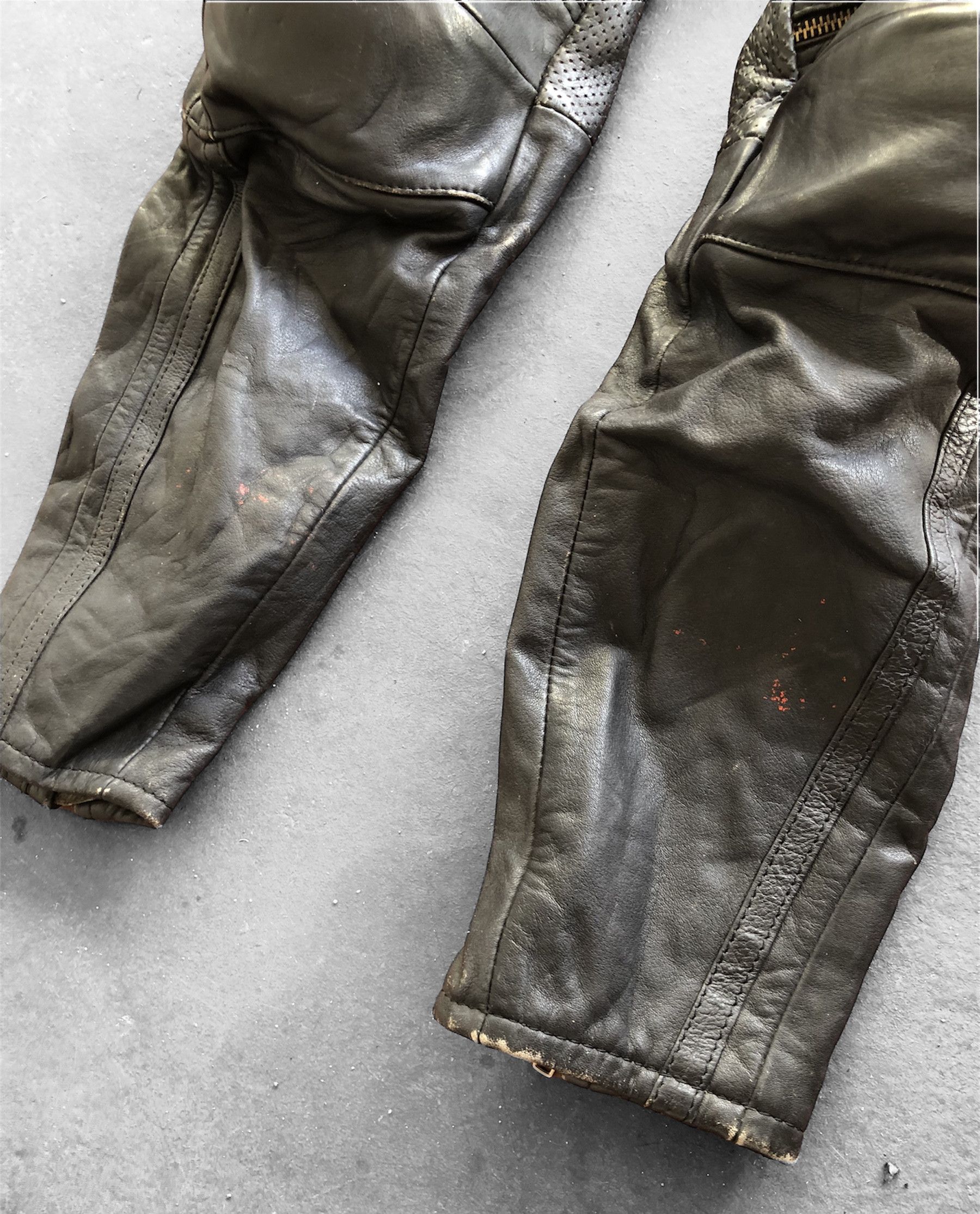 Vintage RARE🔥VINTAGE GIULIO LEATHER RACING SUIT Size US 31 - 11 Thumbnail