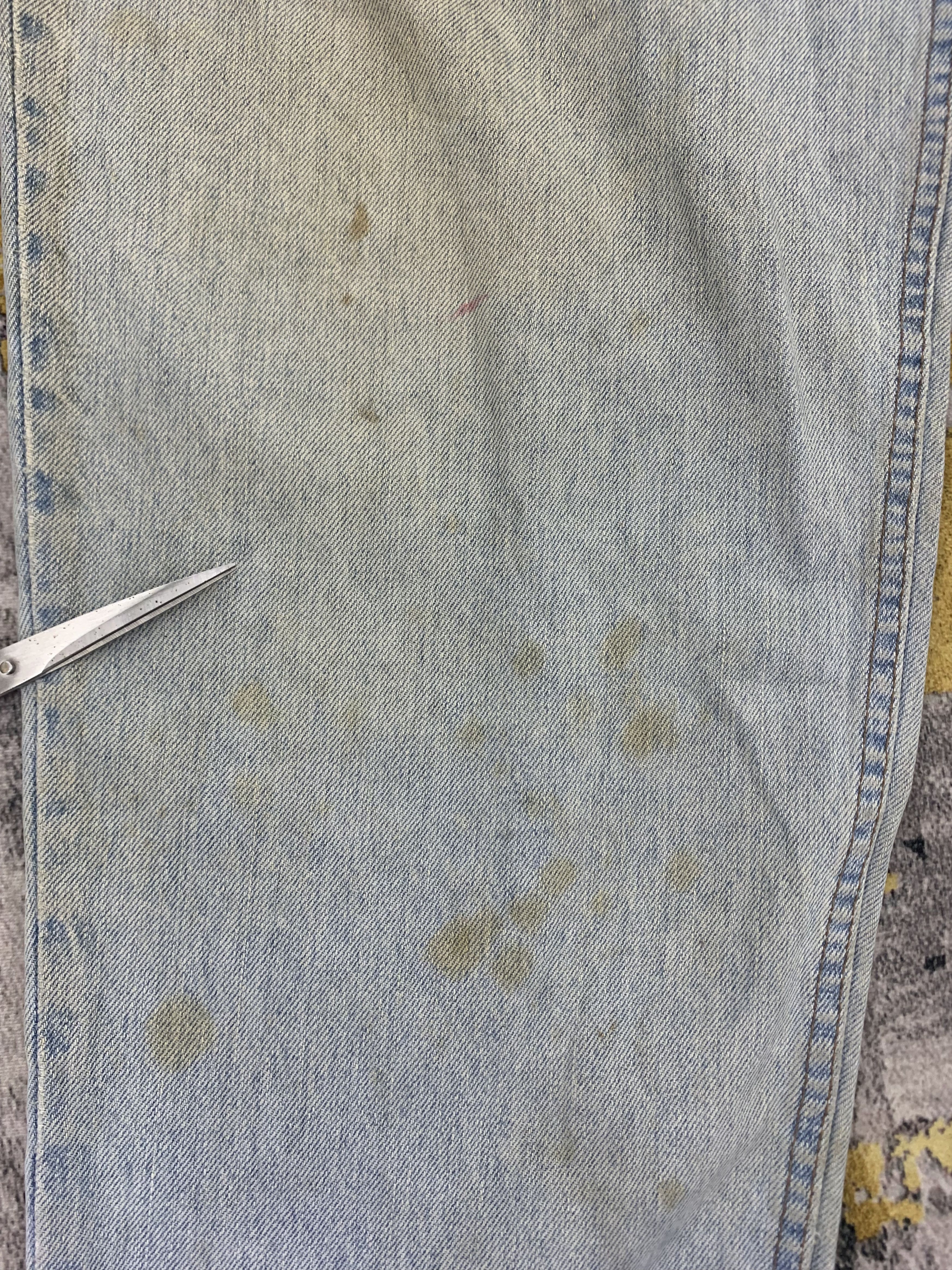 Levi's Vintage Levi's Silver Tab Baggy Denim 34x33 Light Wash Dirty Size US 34 / EU 50 - 7 Thumbnail