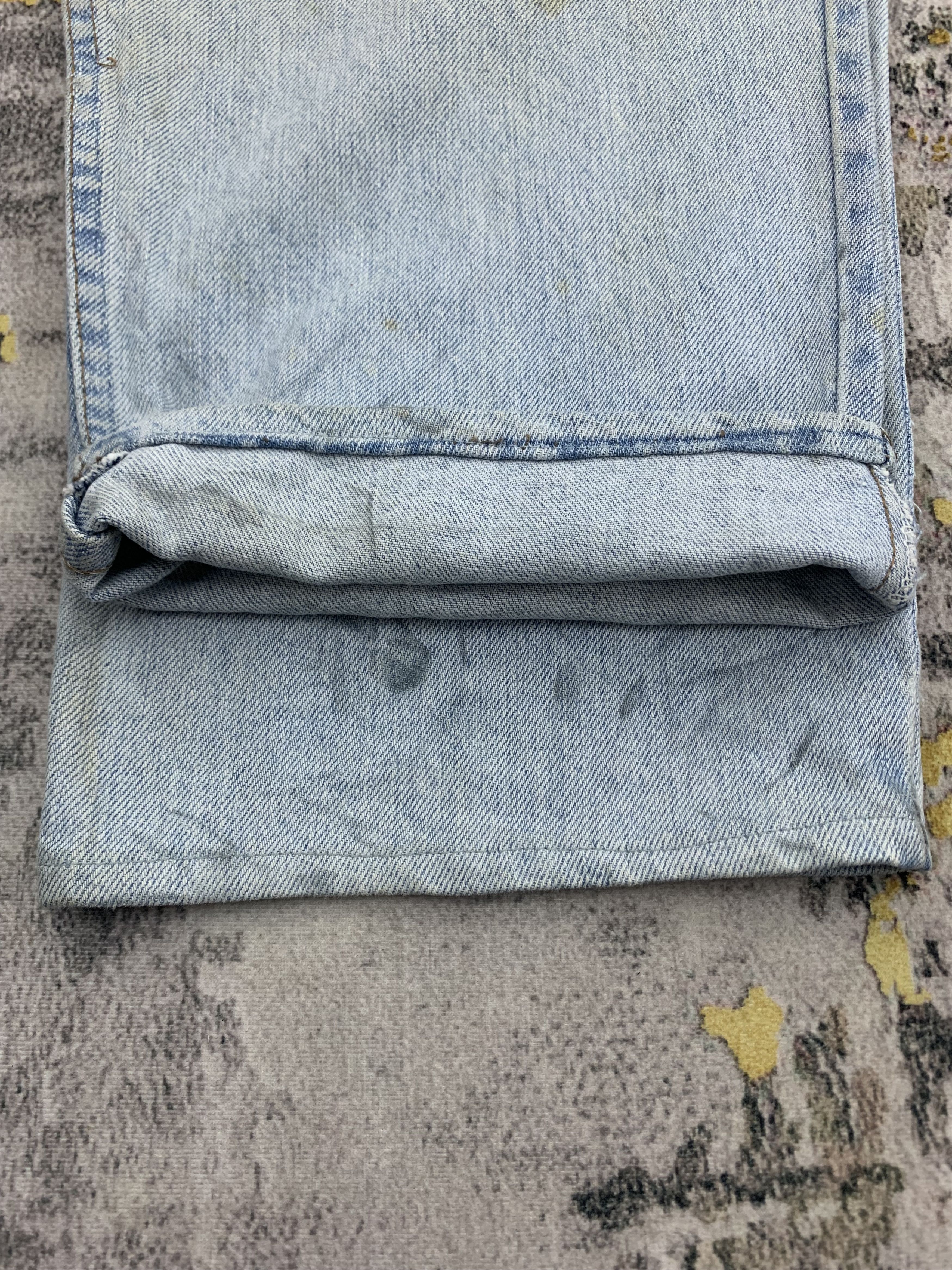 Levi's Vintage Levi's Silver Tab Baggy Denim 34x33 Light Wash Dirty Size US 34 / EU 50 - 13 Thumbnail