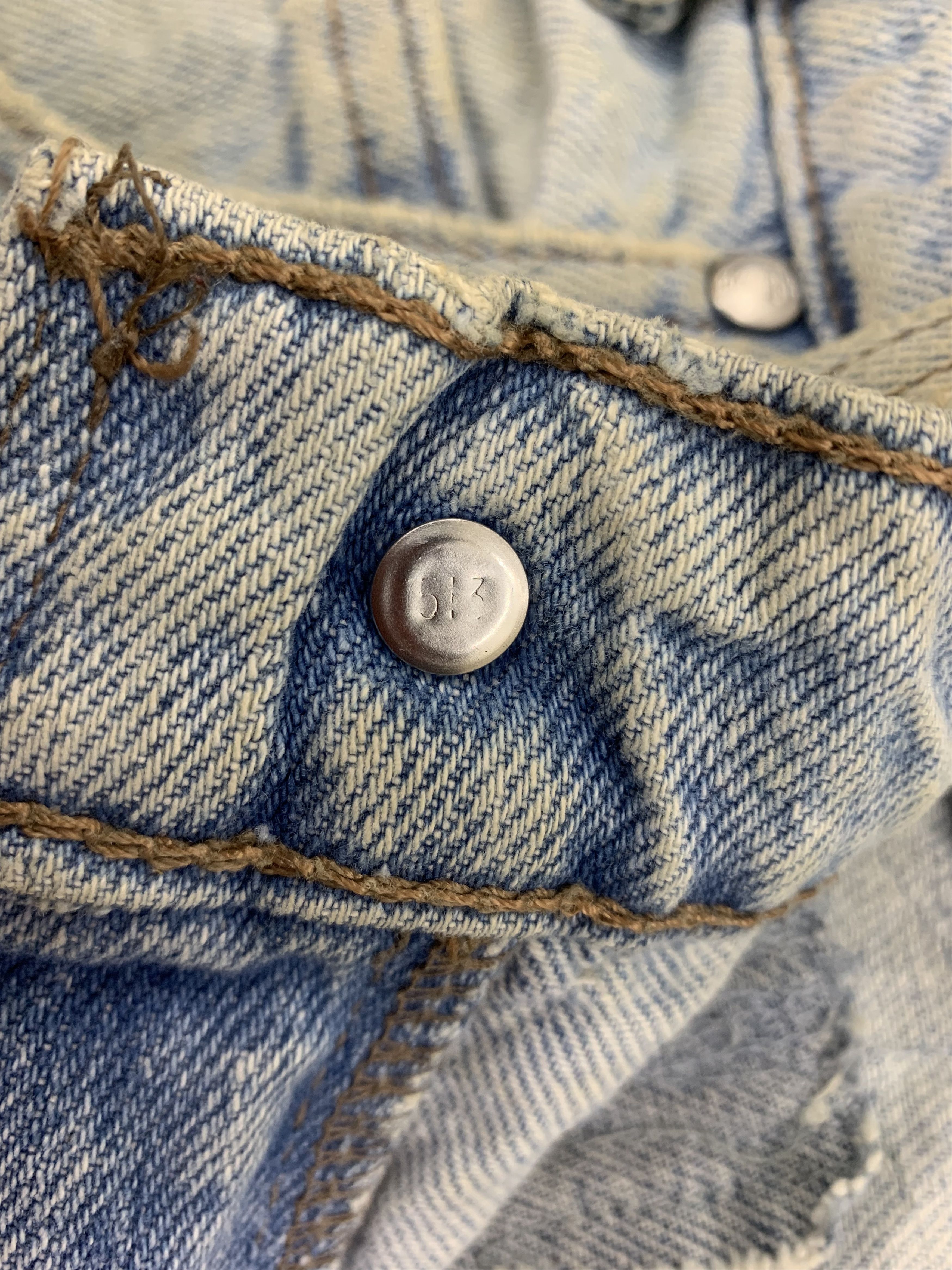 Levi's Vintage Levi's Silver Tab Baggy Denim 34x33 Light Wash Dirty Size US 34 / EU 50 - 4 Thumbnail