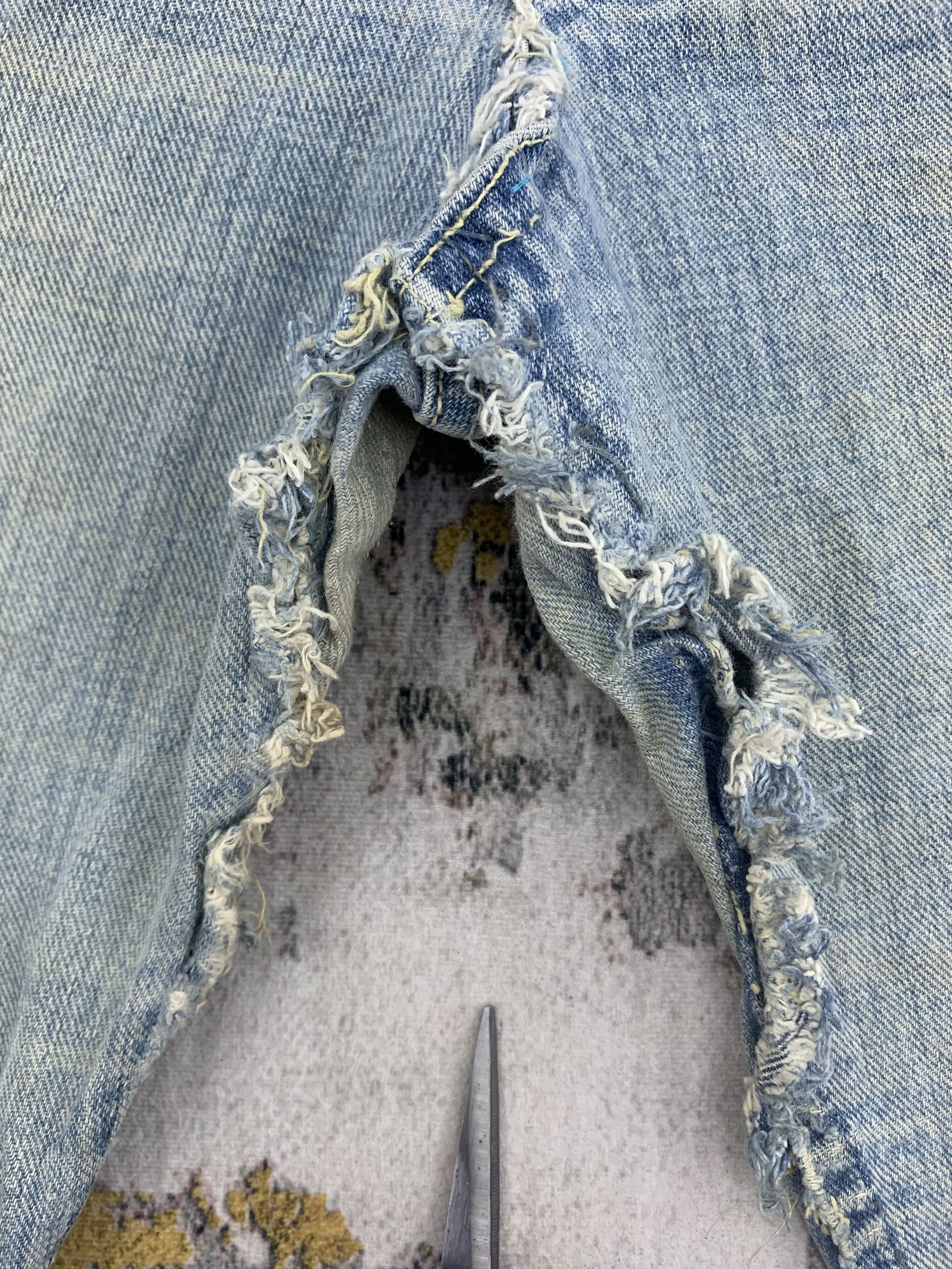 Lee Vintage Lee Riders Denim 33x26 Distressed Dirty Size US 33 - 7 Thumbnail
