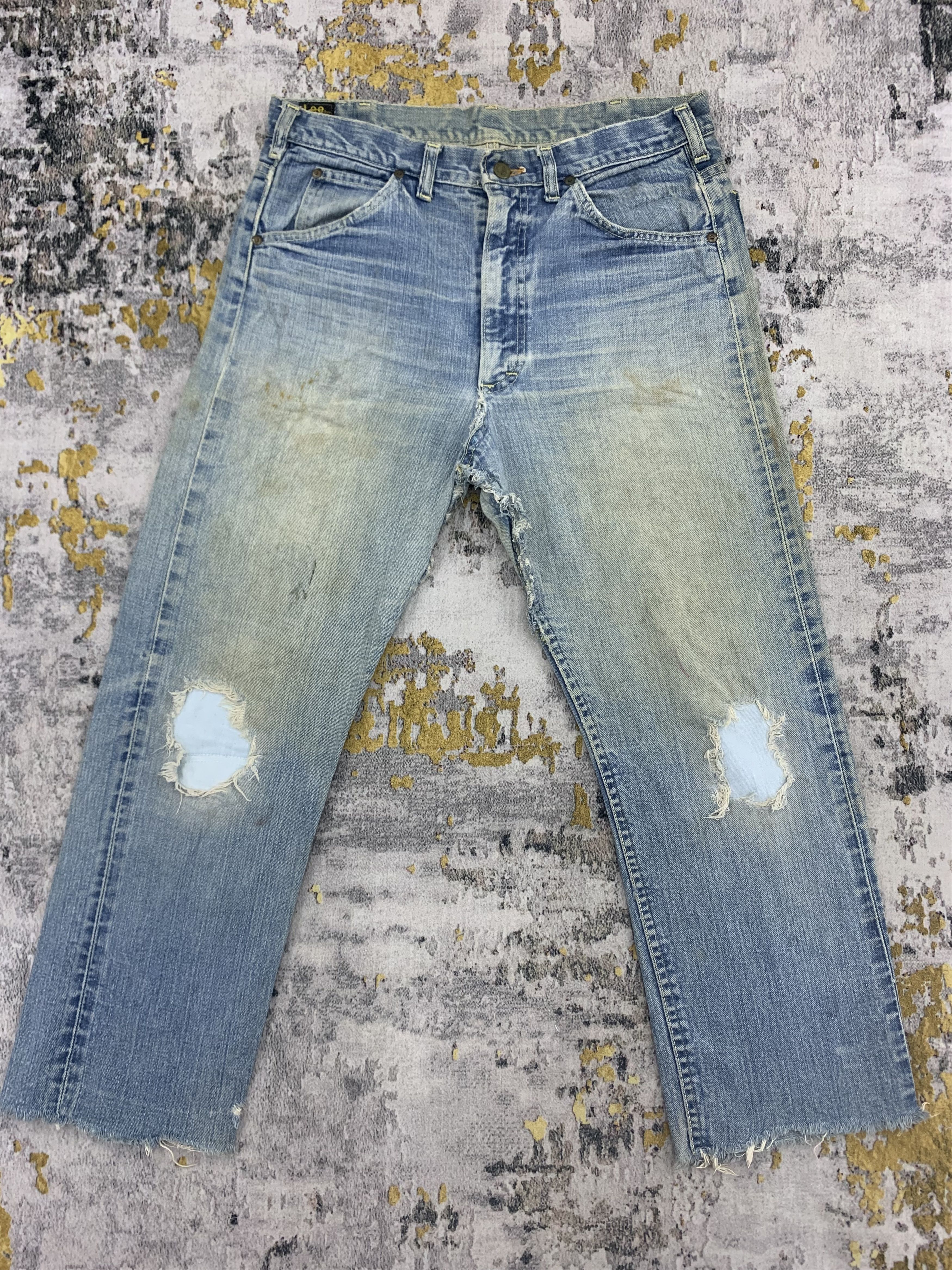 Lee Vintage Lee Riders Denim 33x26 Distressed Dirty Size US 33 - 2 Thumbnail