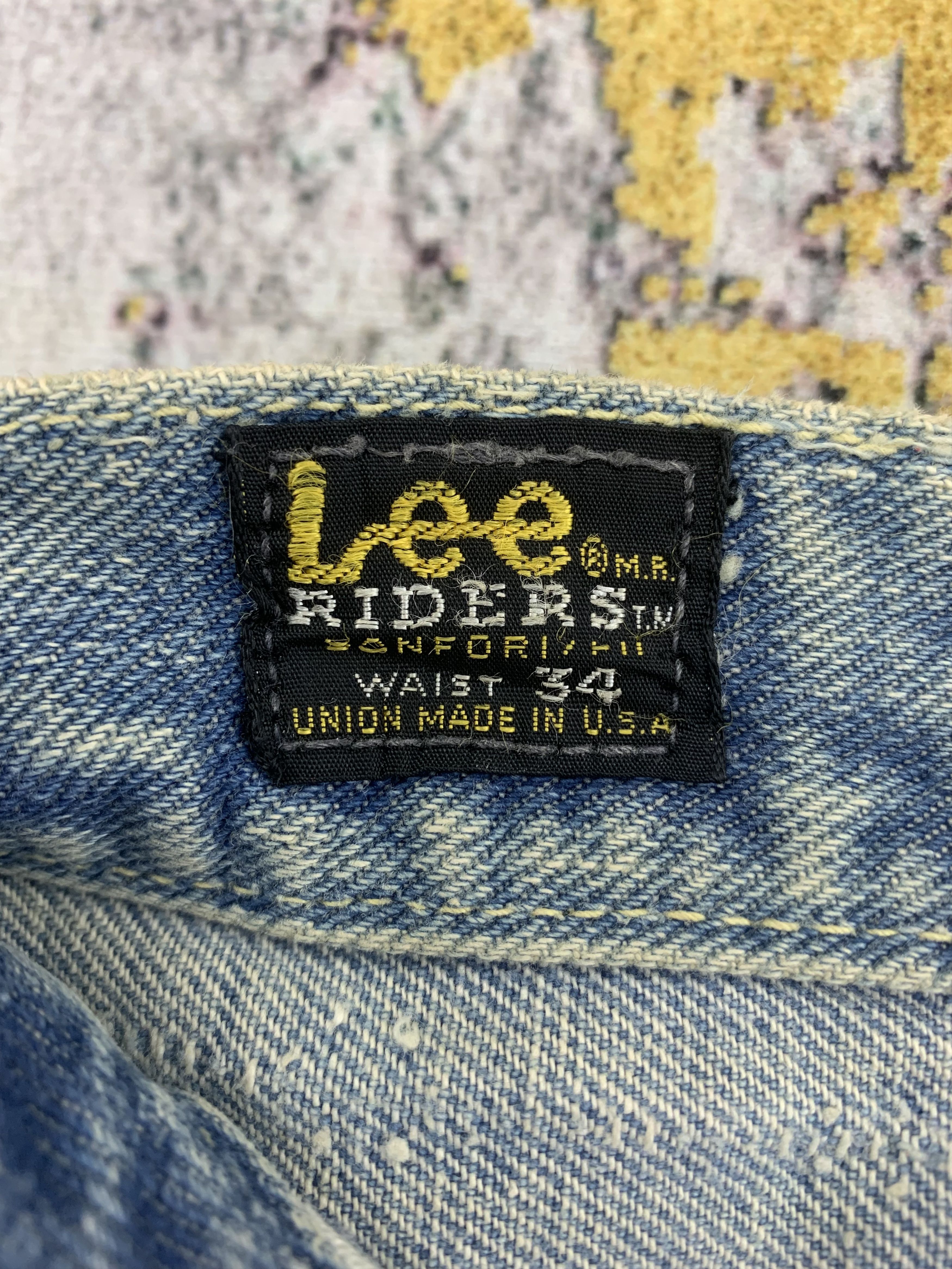 Lee Vintage Lee Riders Denim 33x26 Distressed Dirty Size US 33 - 4 Thumbnail