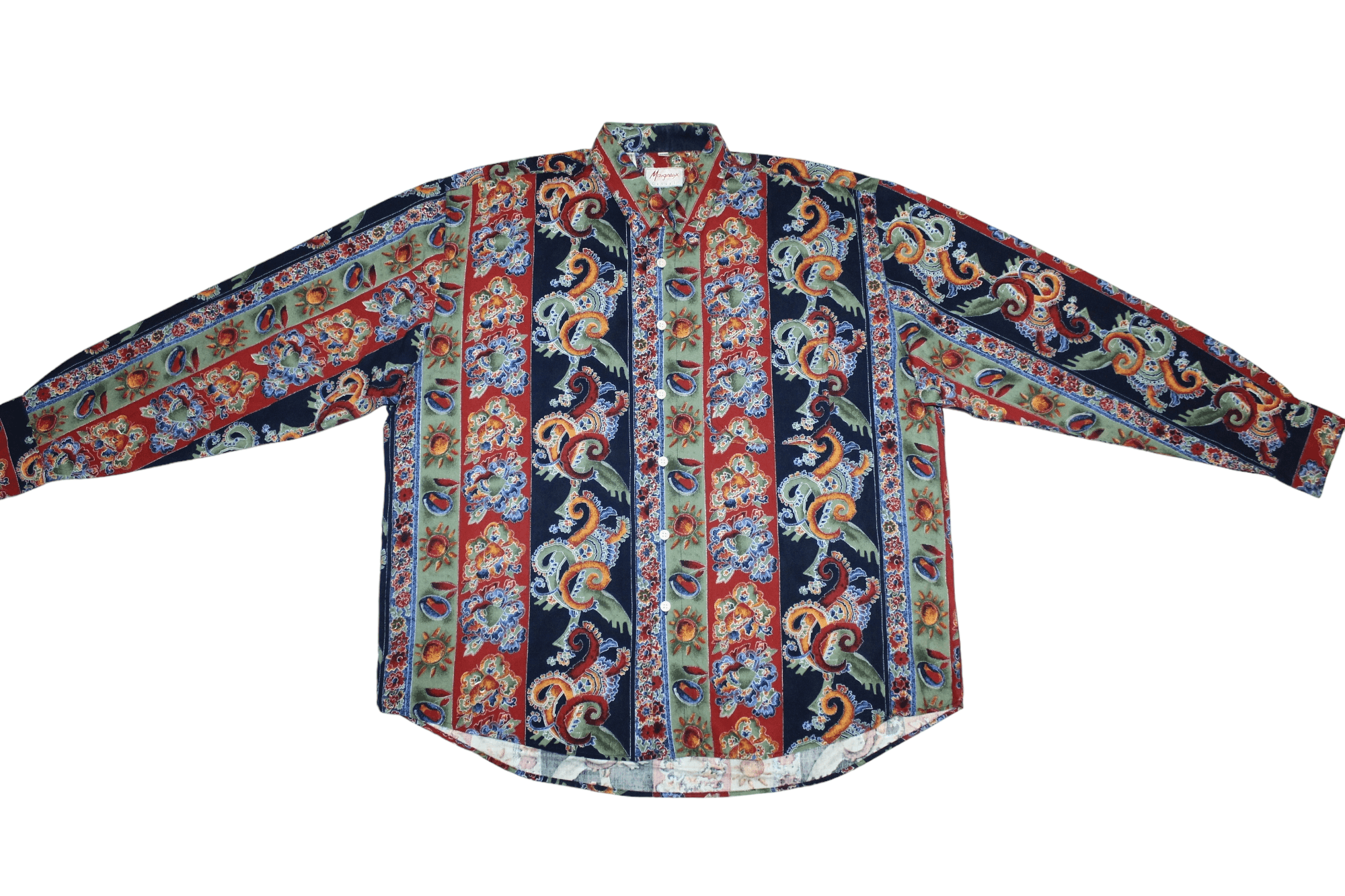 Other 🔥 Margeaux Couture Baroque Art Cotton Viscose Casual Shirt Size US XL / EU 56 / 4 - 5 Thumbnail