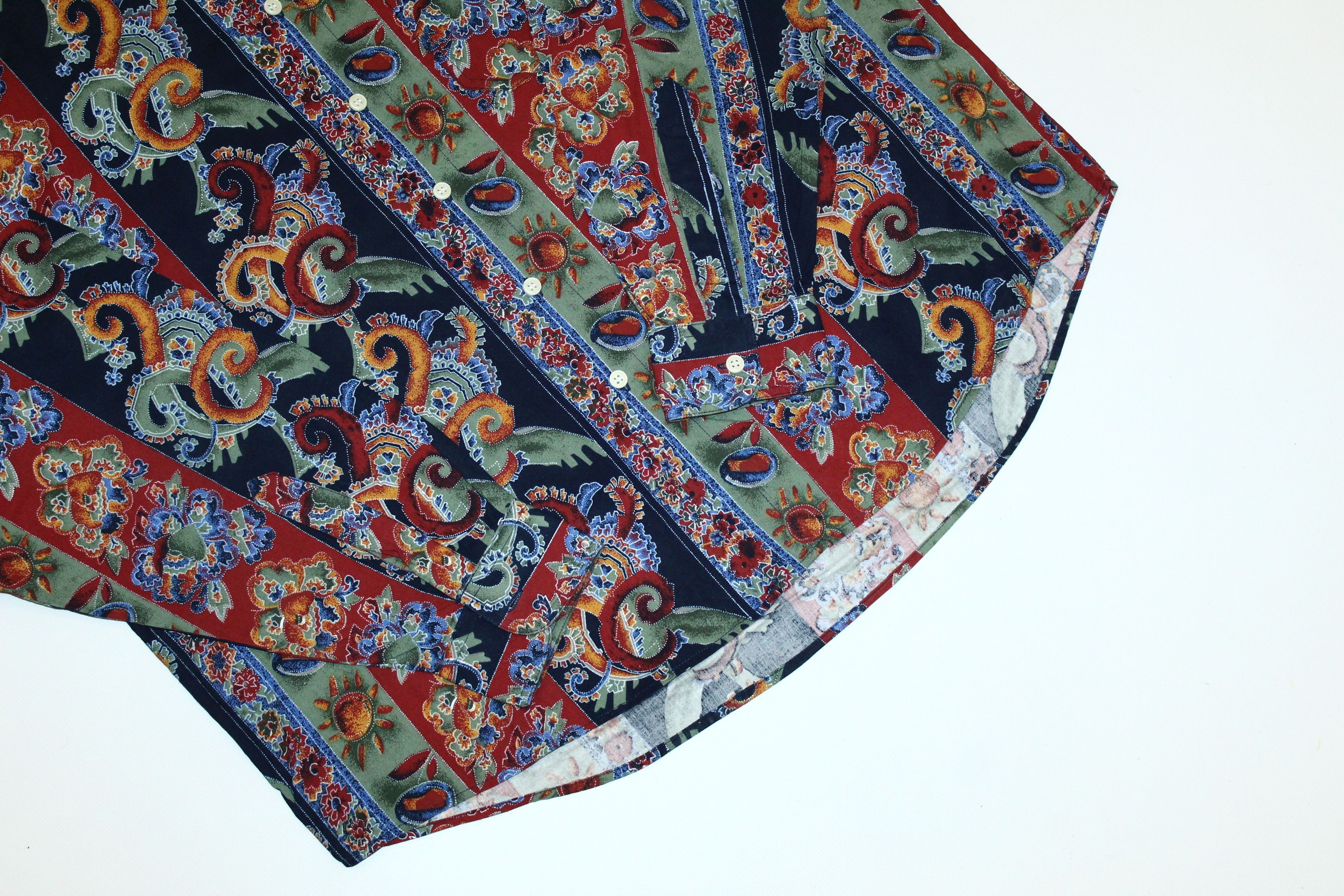 Other 🔥 Margeaux Couture Baroque Art Cotton Viscose Casual Shirt Size US XL / EU 56 / 4 - 4 Thumbnail