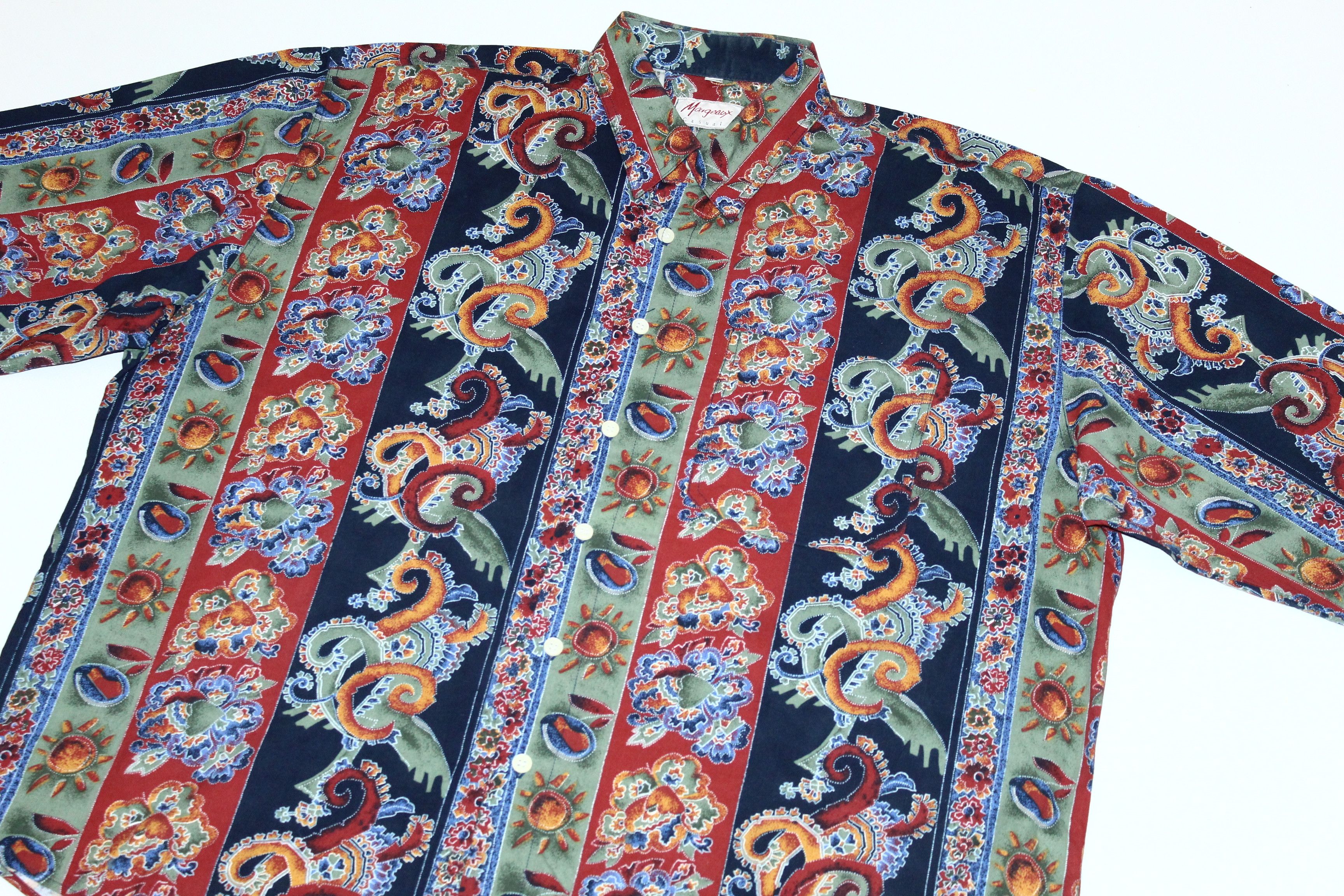 Other 🔥 Margeaux Couture Baroque Art Cotton Viscose Casual Shirt Size US XL / EU 56 / 4 - 9 Thumbnail