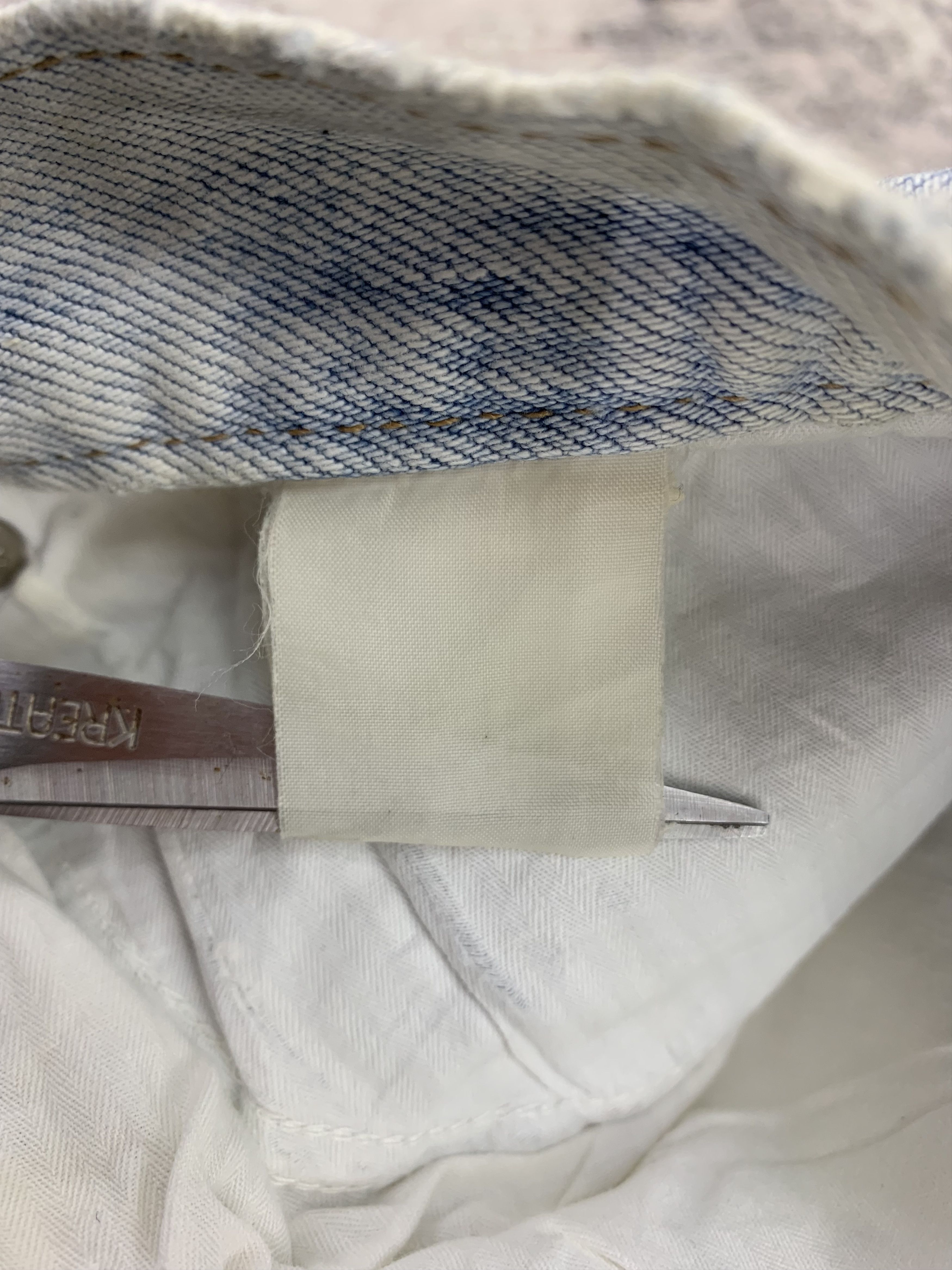 Japanese Brand Vintage Holly Short Denim 34x33 Distressed Faded Size US 30 / EU 46 - 3 Thumbnail