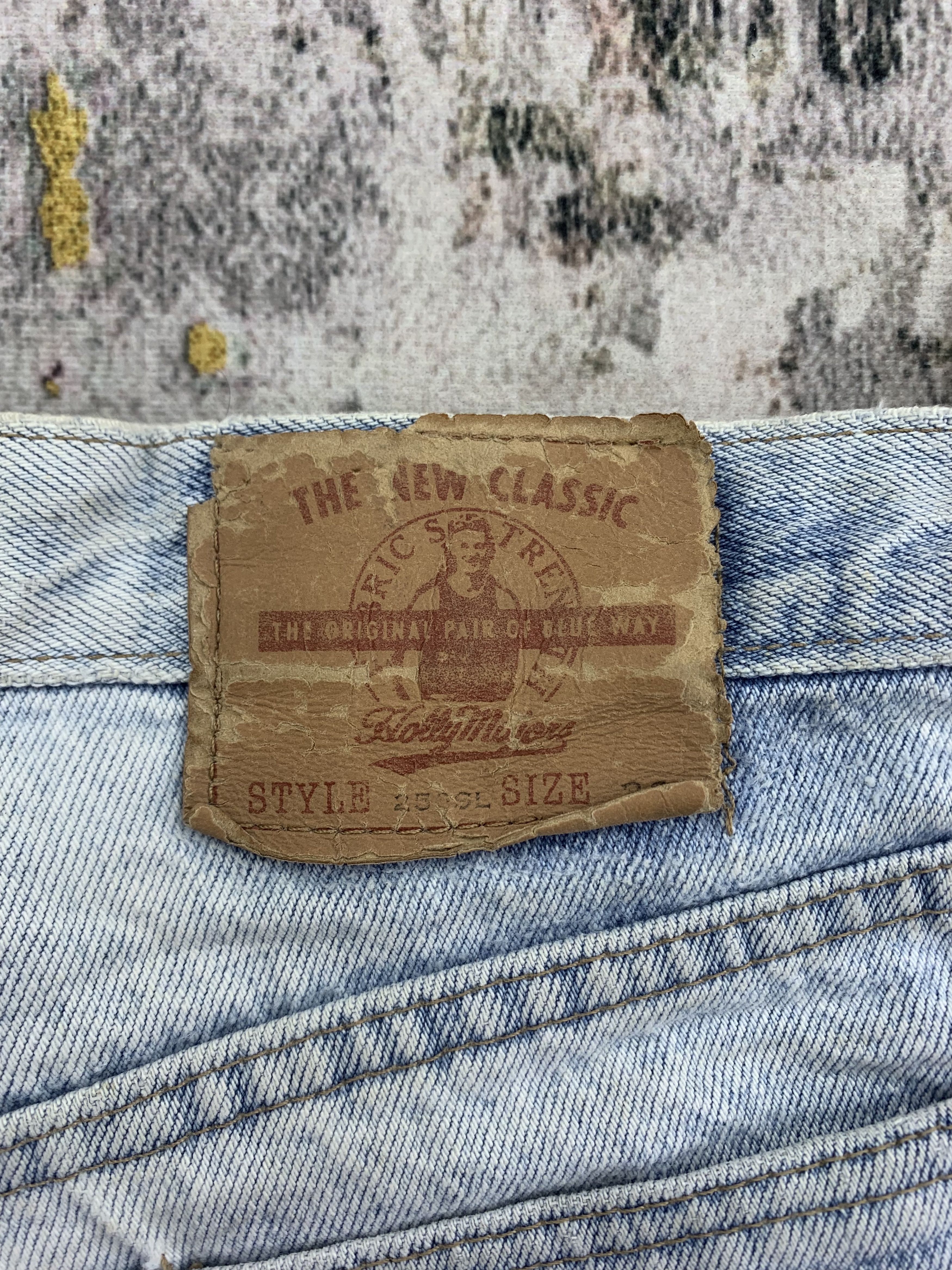 Japanese Brand Vintage Holly Short Denim 34x33 Distressed Faded Size US 30 / EU 46 - 5 Thumbnail