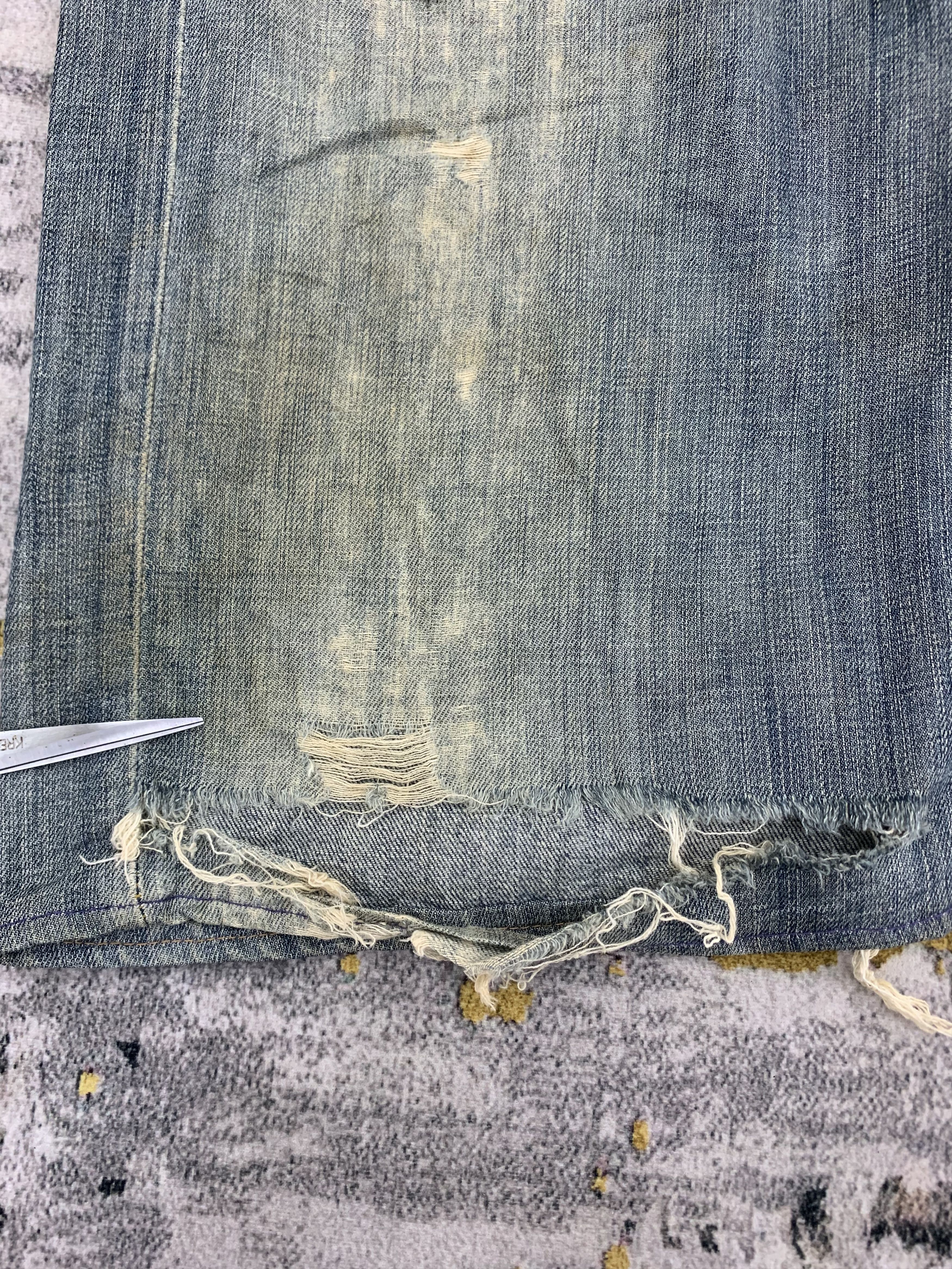 Ralph Lauren Vintage Ralph Lauren RL Short Denim 34x11.5 Distressed Size US 34 / EU 50 - 6 Thumbnail