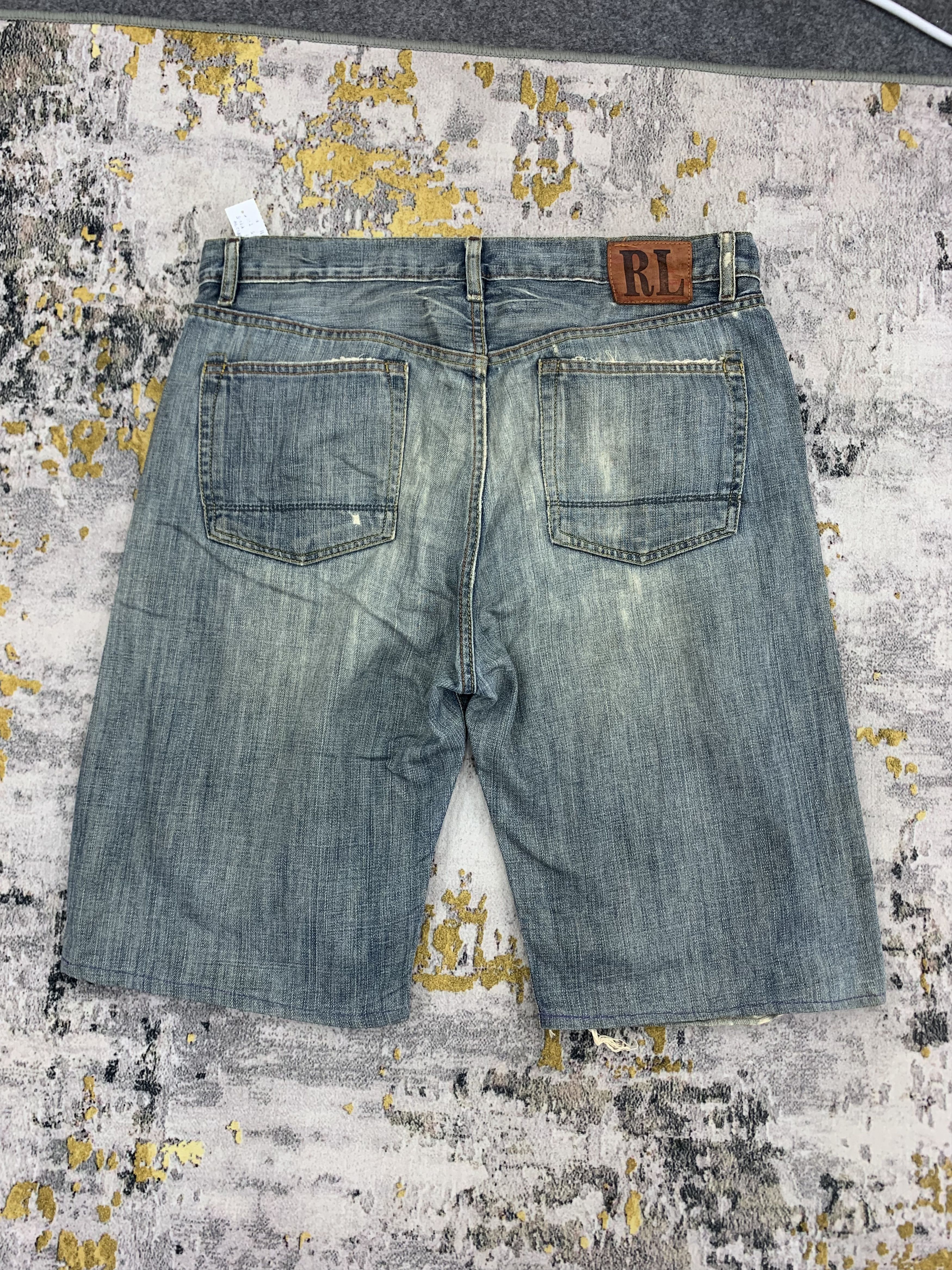 Ralph Lauren Vintage Ralph Lauren RL Short Denim 34x11.5 Distressed Size US 34 / EU 50 - 4 Thumbnail