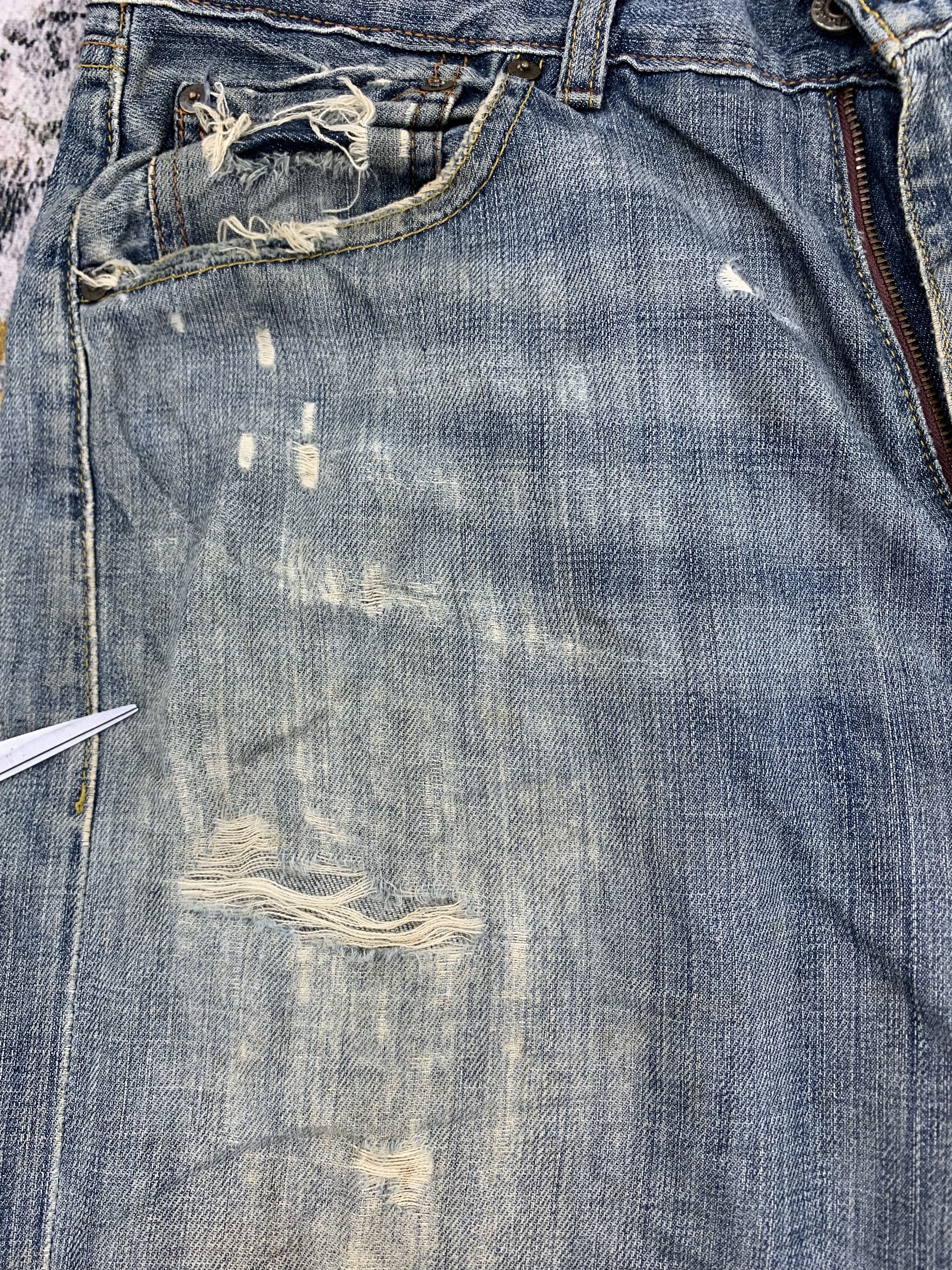Ralph Lauren Vintage Ralph Lauren RL Short Denim 34x11.5 Distressed Size US 34 / EU 50 - 7 Thumbnail