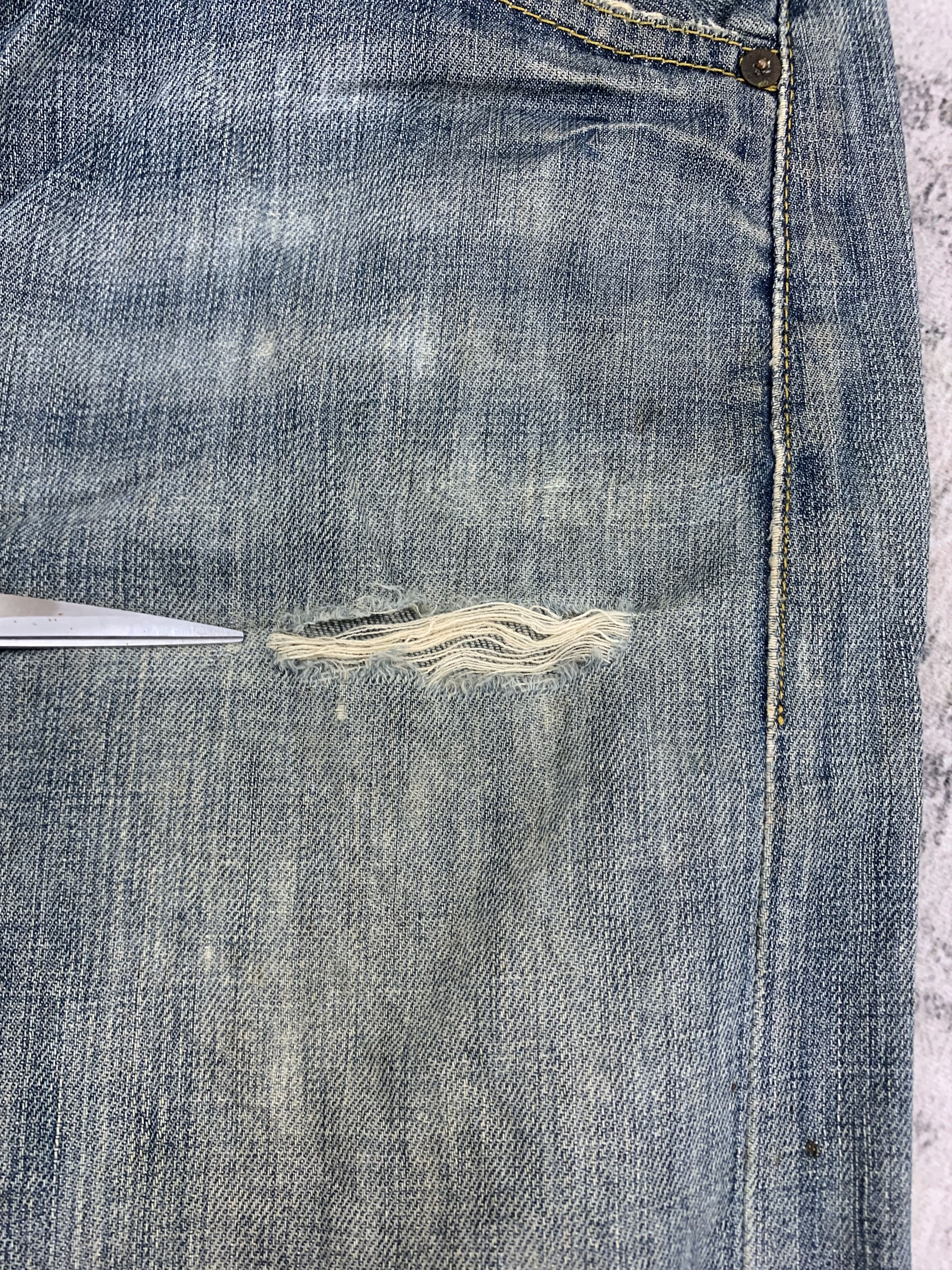 Ralph Lauren Vintage Ralph Lauren RL Short Denim 34x11.5 Distressed Size US 34 / EU 50 - 8 Thumbnail