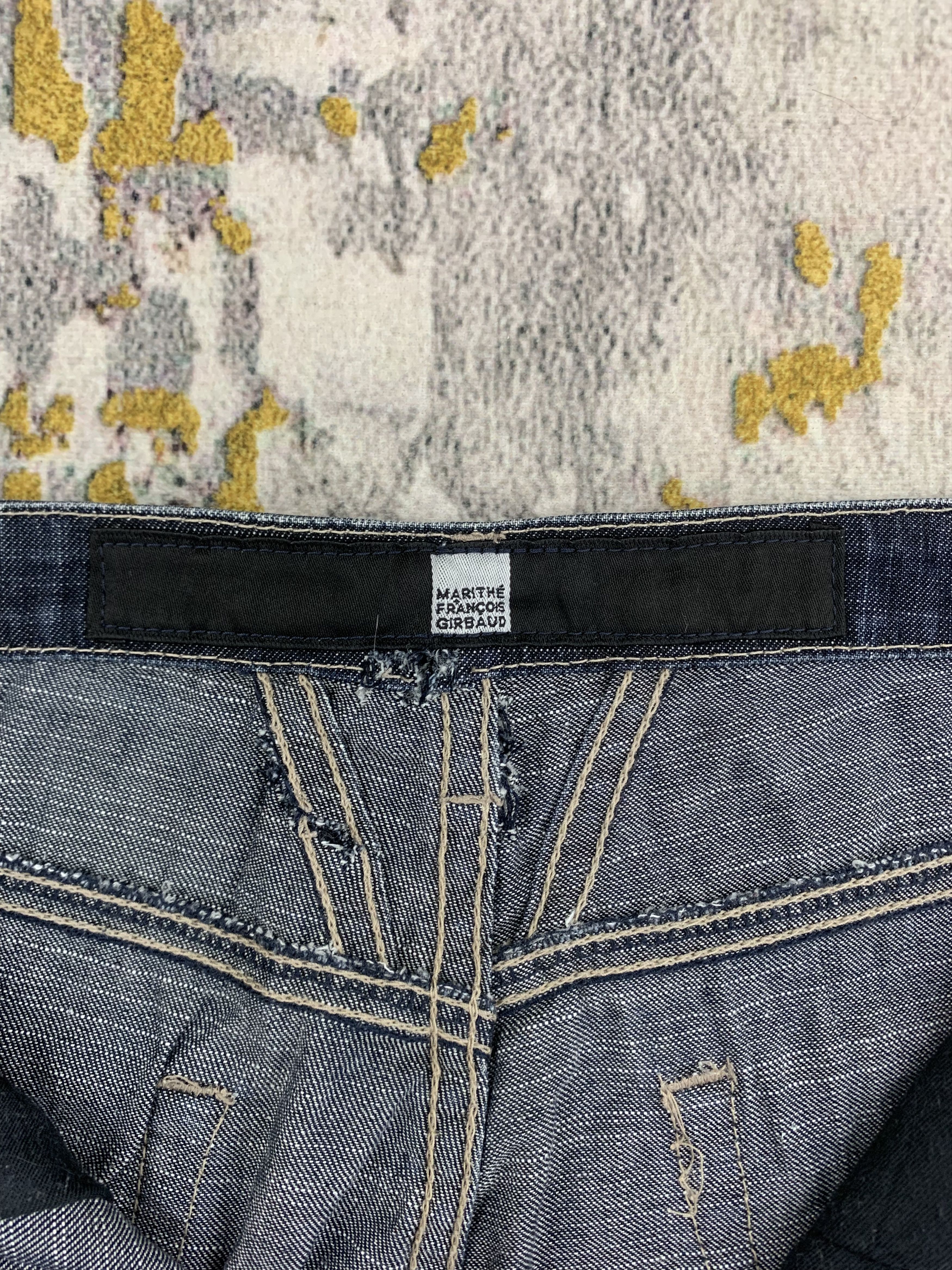 Marithe + Francois Girbaud Vintage Marithe Francois Girbaud Denim 28x28.5 Ripped Size US 28 / EU 44 - 4 Thumbnail