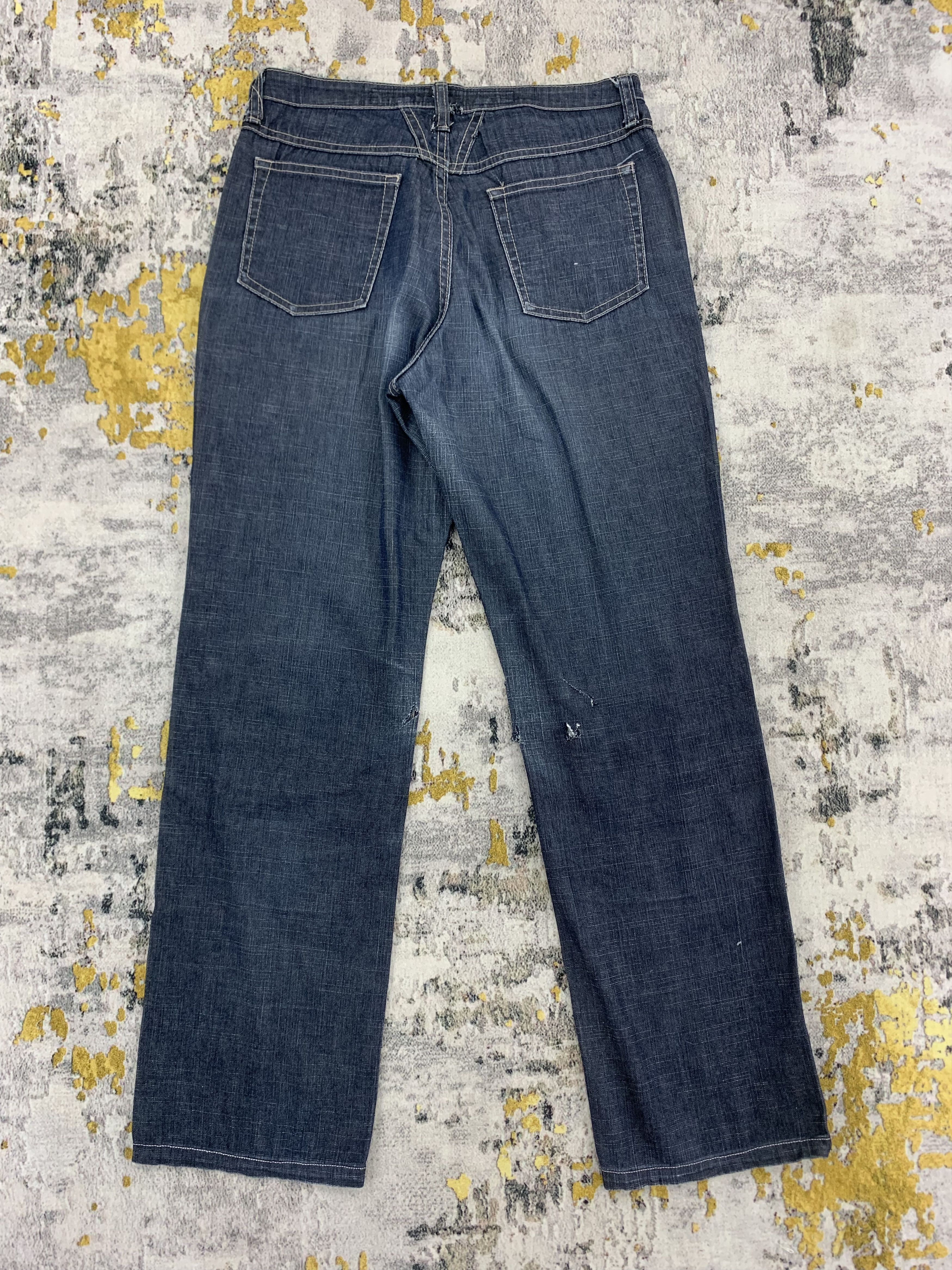 Marithe + Francois Girbaud Vintage Marithe Francois Girbaud Denim 28x28.5 Ripped Size US 28 / EU 44 - 5 Thumbnail