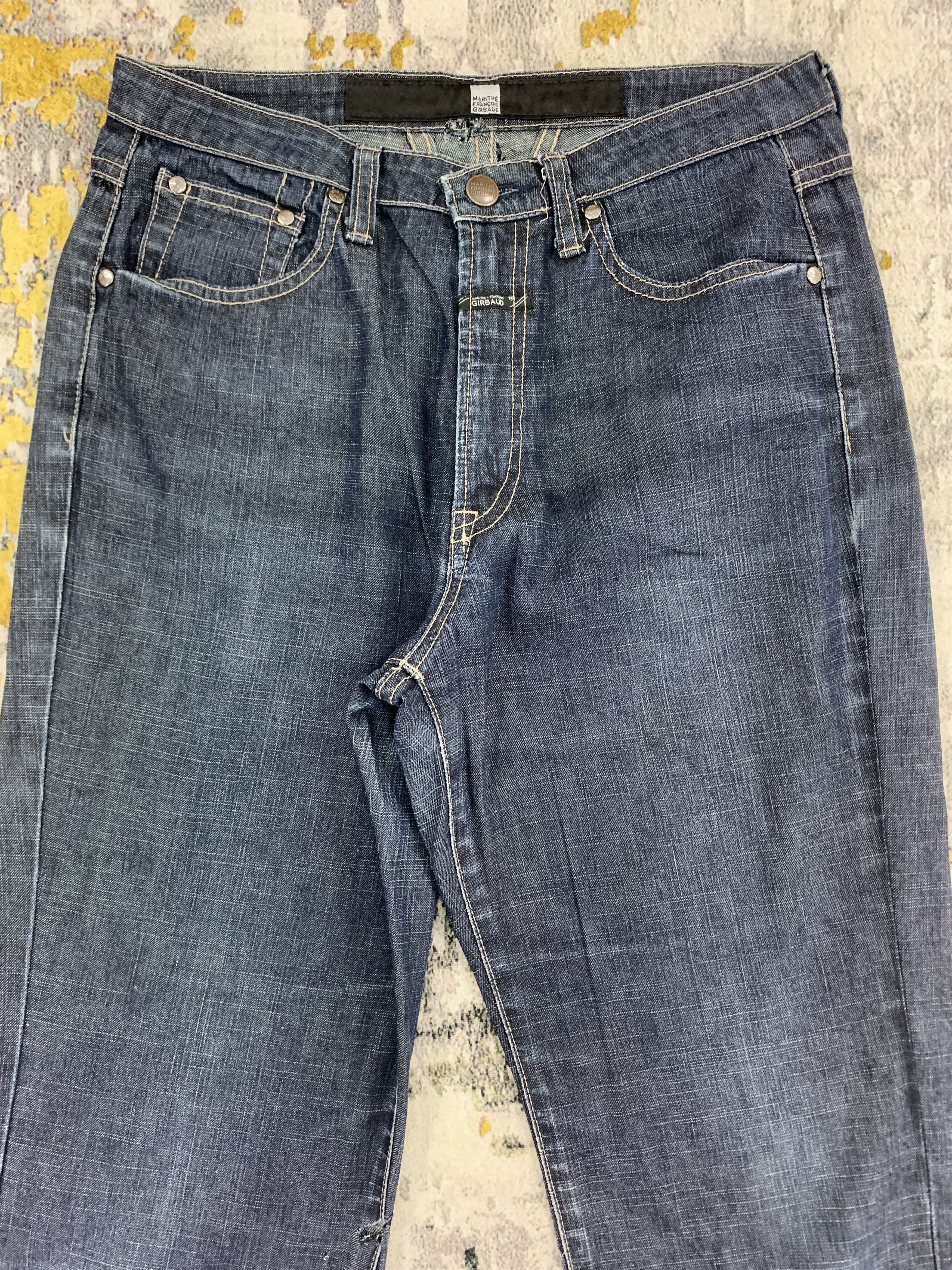 Marithe + Francois Girbaud Vintage Marithe Francois Girbaud Denim 28x28.5 Ripped Size US 28 / EU 44 - 2 Thumbnail