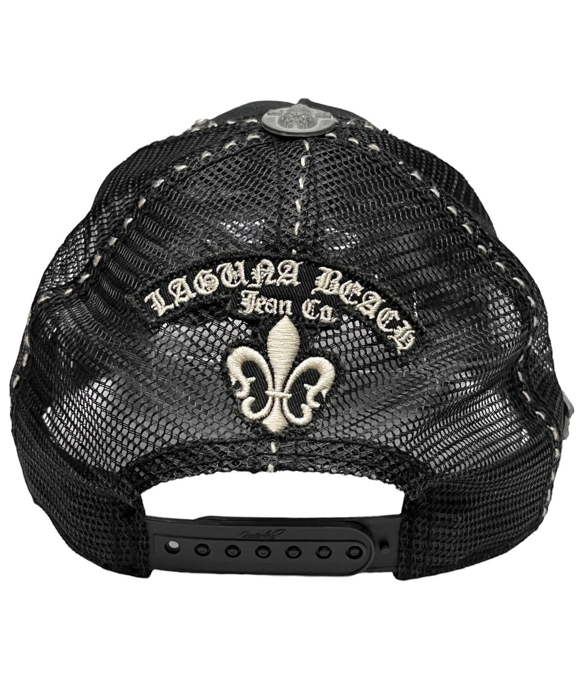 Other 90’s LAGUNA BEACH Skull Gemstone Trucker Hat C.HEARTS Style Size ONE SIZE - 8 Thumbnail