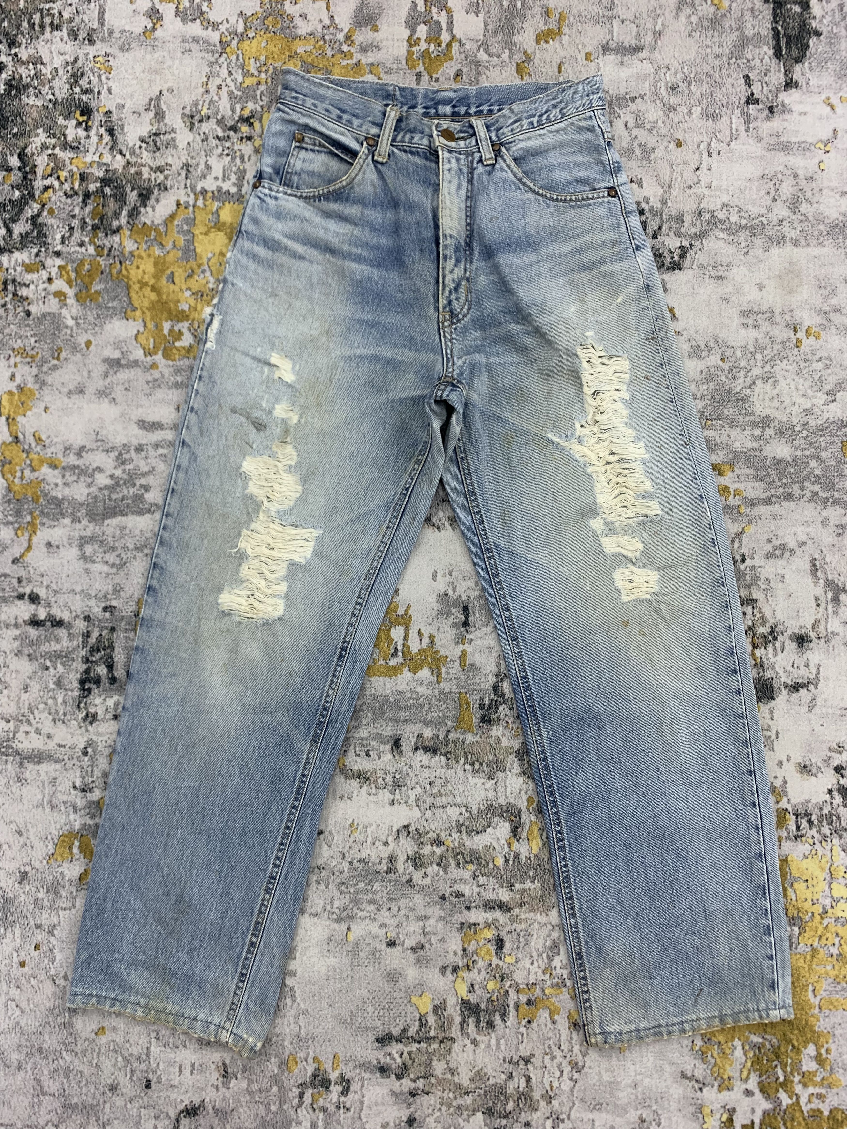 Edwin Vintage Edwin Denim 28x27 Light Wash Distressed Size US 28 / EU 44 - 1 Thumbnail