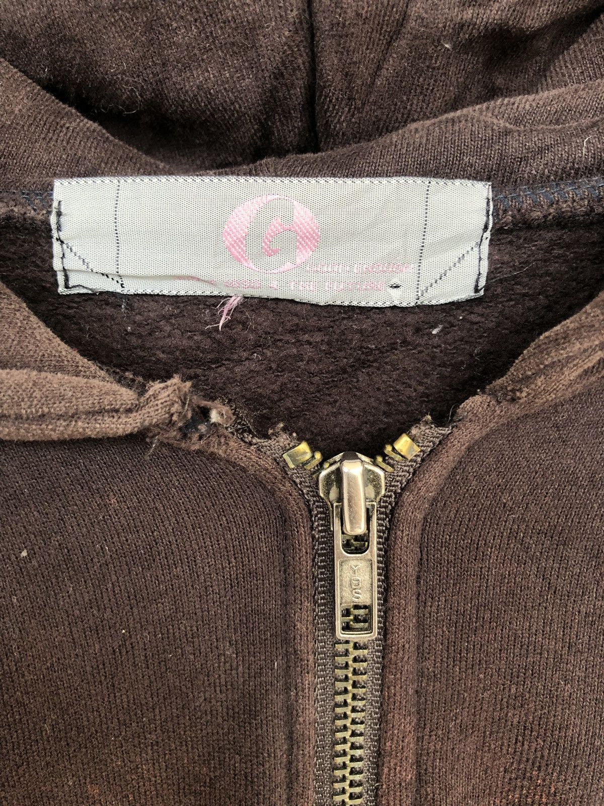 GOODENOUGH OG Gdeh Fujiwara Trademark Logo Distressed Hoodie Size US L / EU 52-54 / 3 - 8 Thumbnail