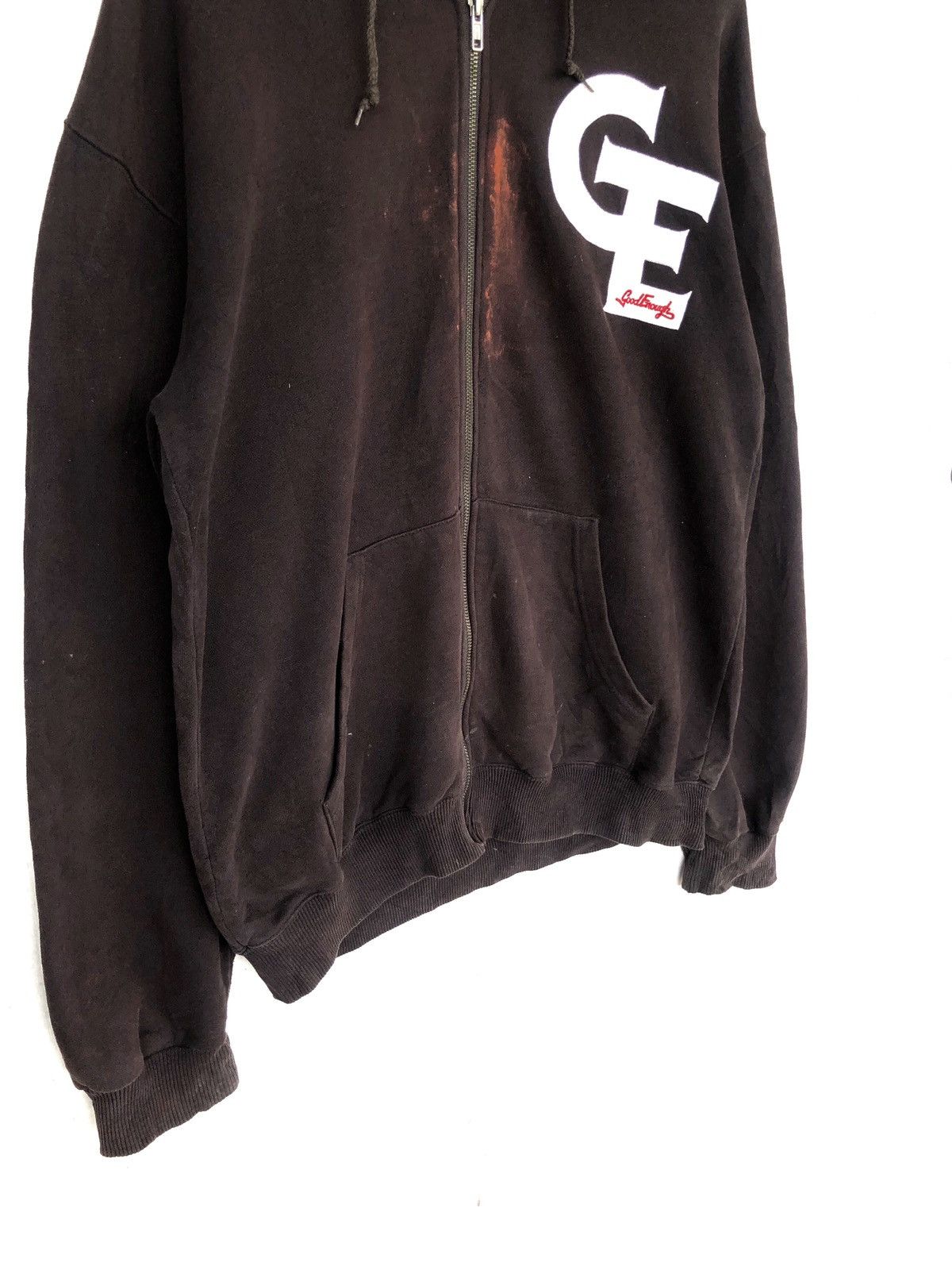 GOODENOUGH OG Gdeh Fujiwara Trademark Logo Distressed Hoodie Size US L / EU 52-54 / 3 - 6 Thumbnail