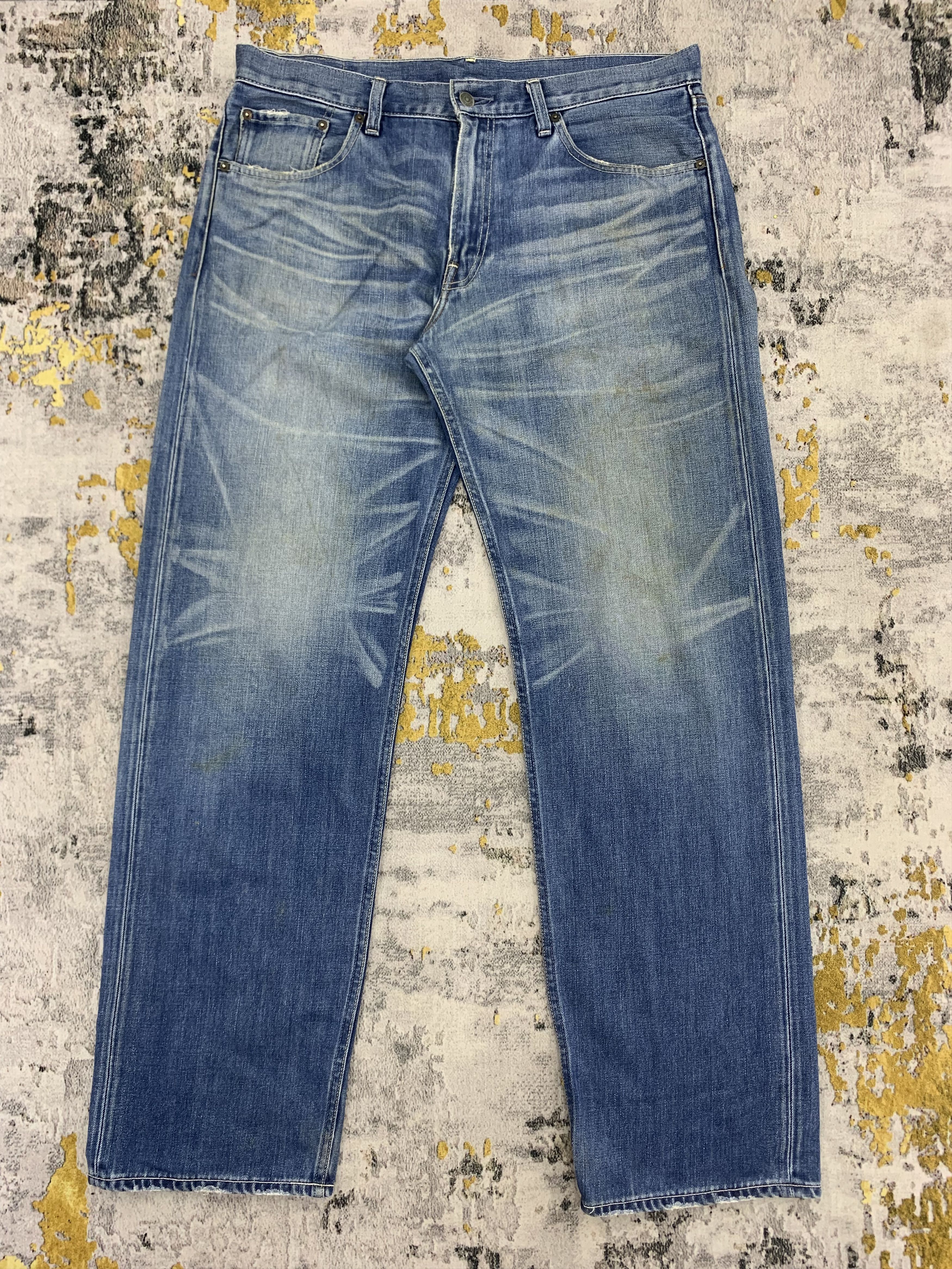 Levi's Vintage Levi's Red Line 503 Denim 37x34 Faded Light Wash Size US 37 - 1 Thumbnail