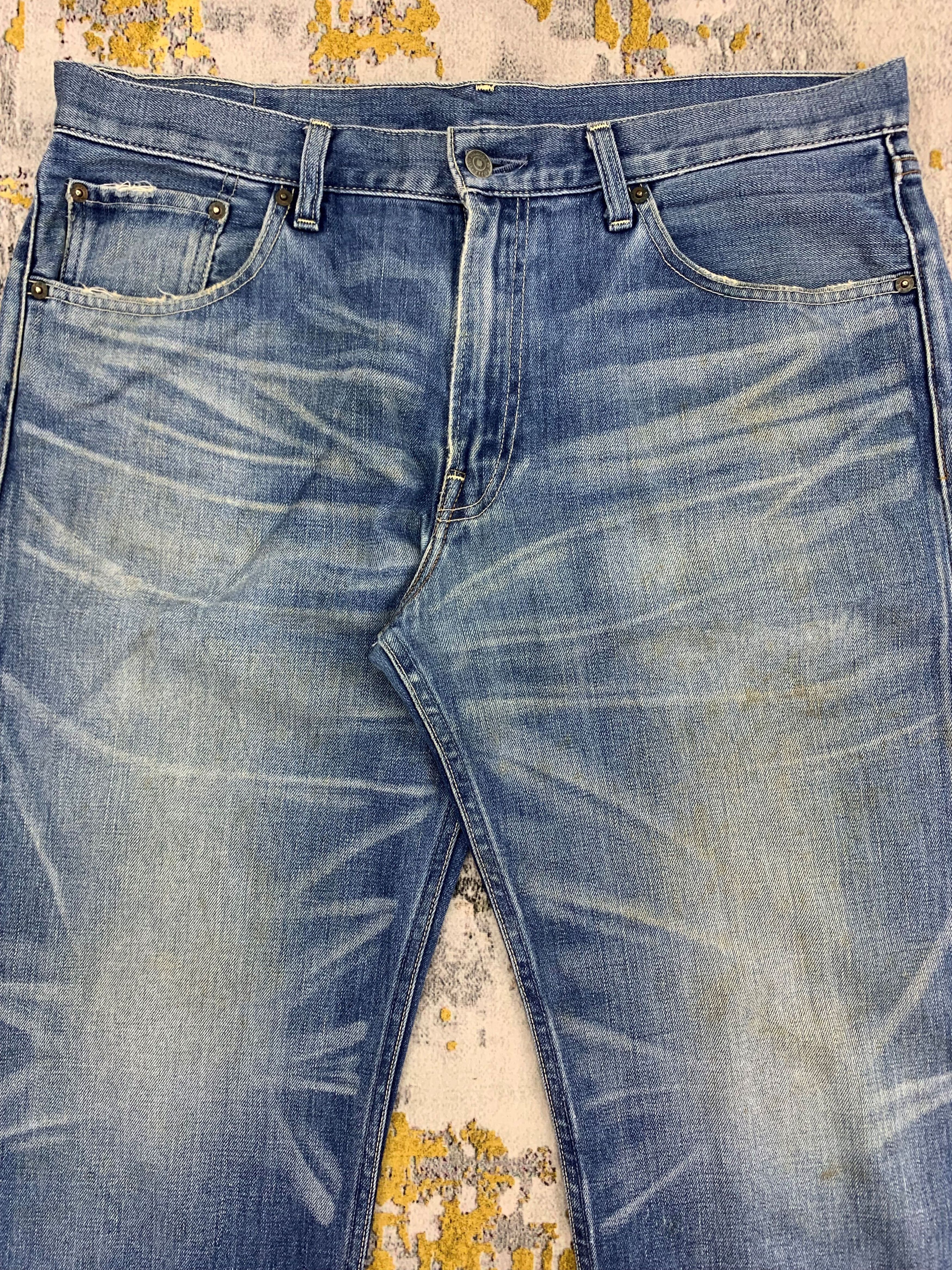 Levi's Vintage Levi's Red Line 503 Denim 37x34 Faded Light Wash Size US 37 - 2 Thumbnail