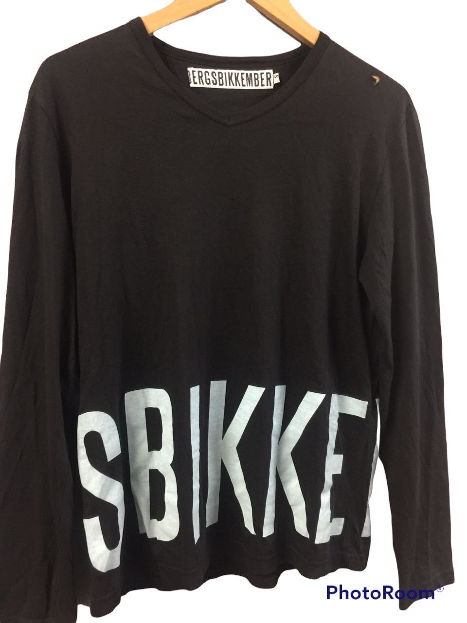 Dirk Bikkembergs Dirk Bikkemberg Long sleeve Spell Out T-shirt Size US S / EU 44-46 / 1 - 2 Thumbnail