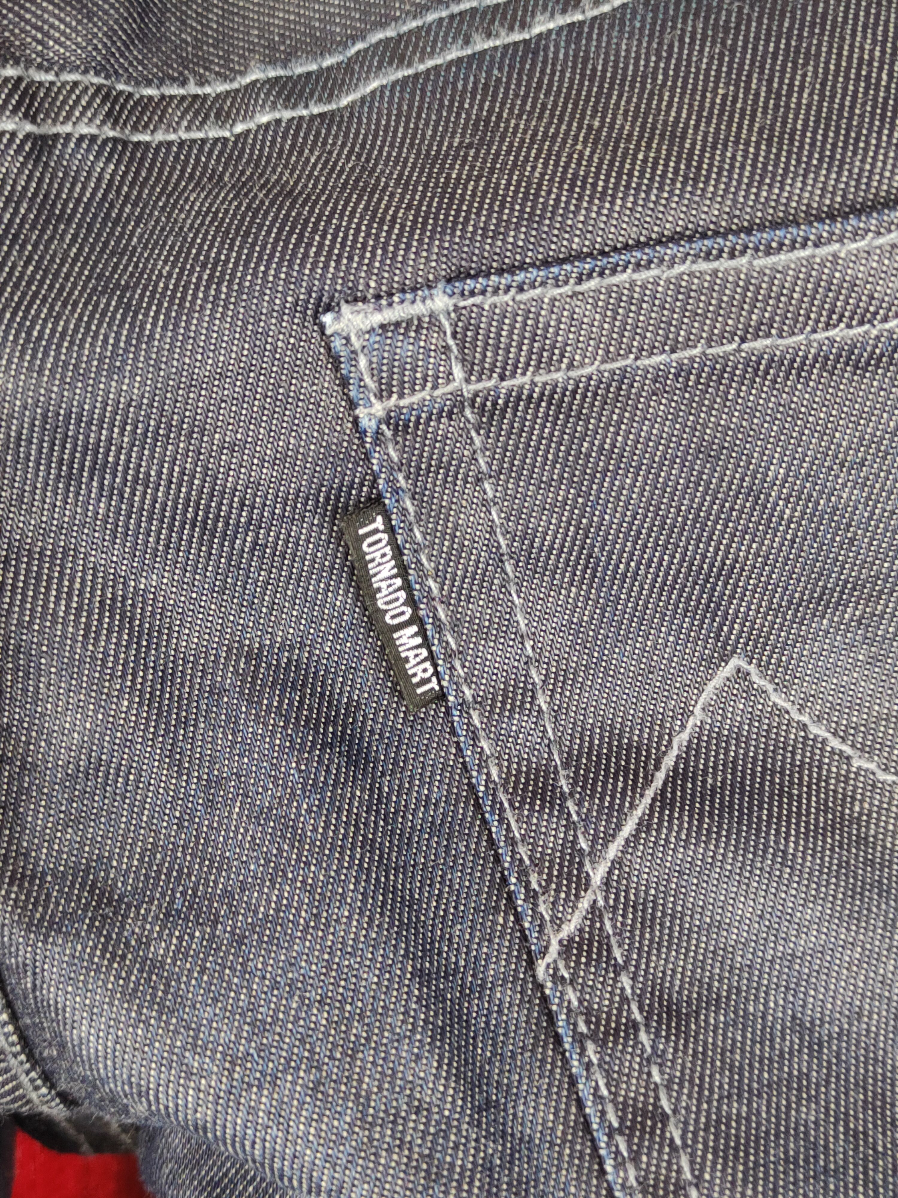Tornado Mart DL Zero-Tornado Mart blue black denim japan pants #S352 Size 30" / US 8 / IT 44 - 5 Thumbnail