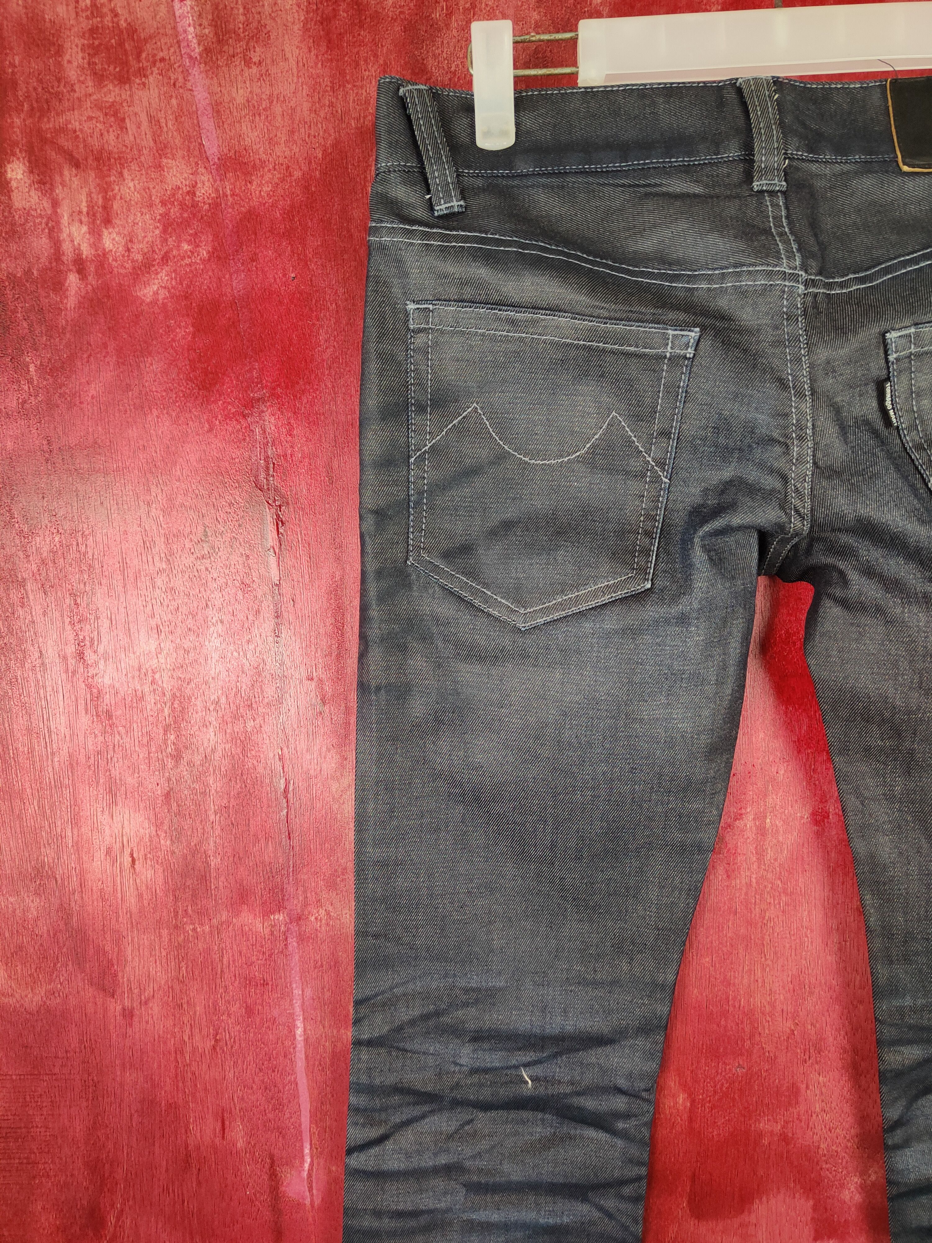 Tornado Mart DL Zero-Tornado Mart blue black denim japan pants #S352 Size 30" / US 8 / IT 44 - 7 Thumbnail